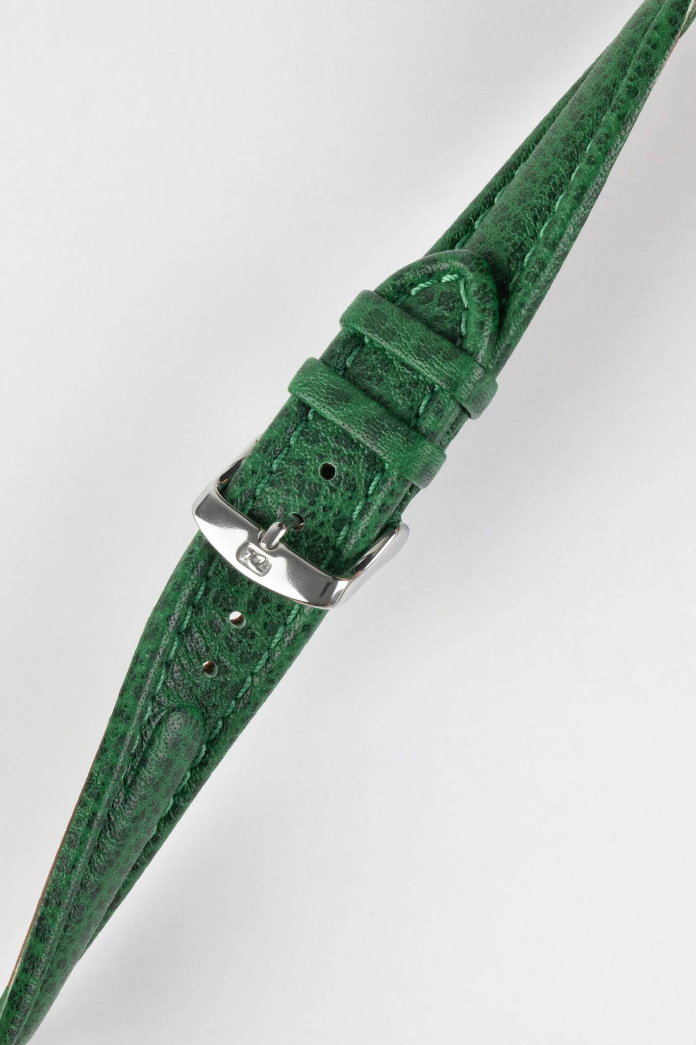 Di-Modell POLO SHERPA Waterproof Padded Leather Watch Strap in GREEN - Image 5