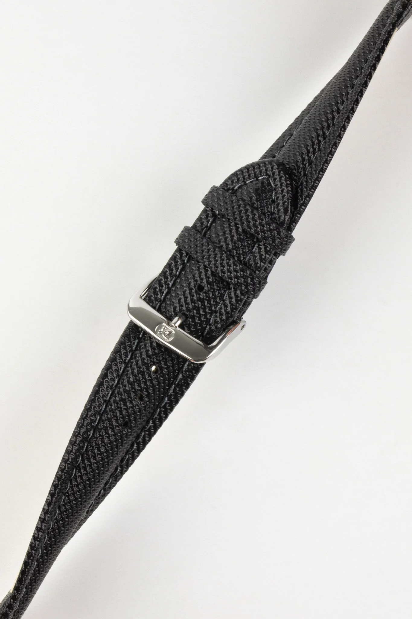 Di-Modell TRAVELLER PU Coated Nylon Waterproof Watch Strap in BLACK - Image 5