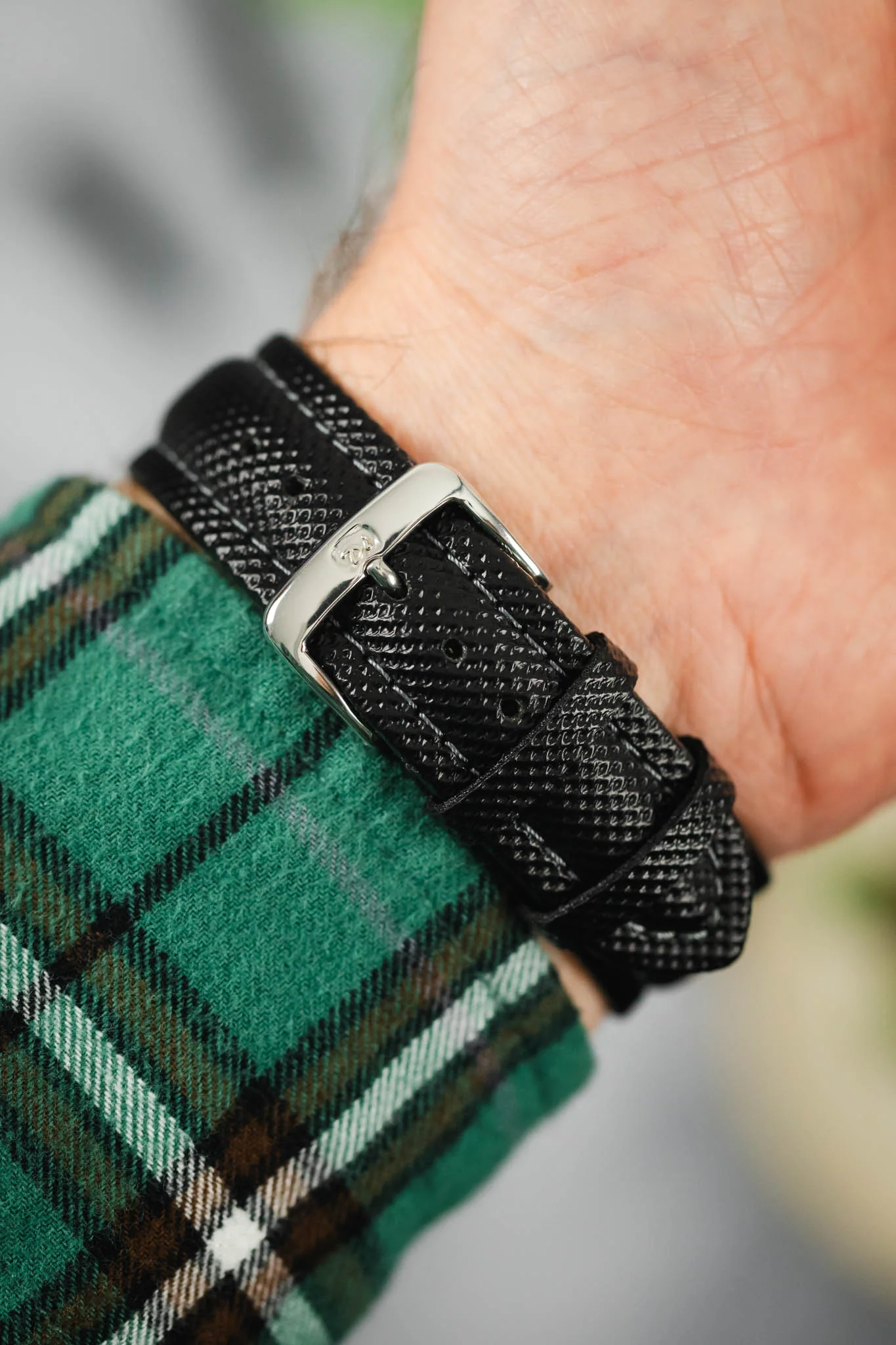Di-Modell TRAVELLER PU Coated Nylon Waterproof Watch Strap in BLACK - Image 6