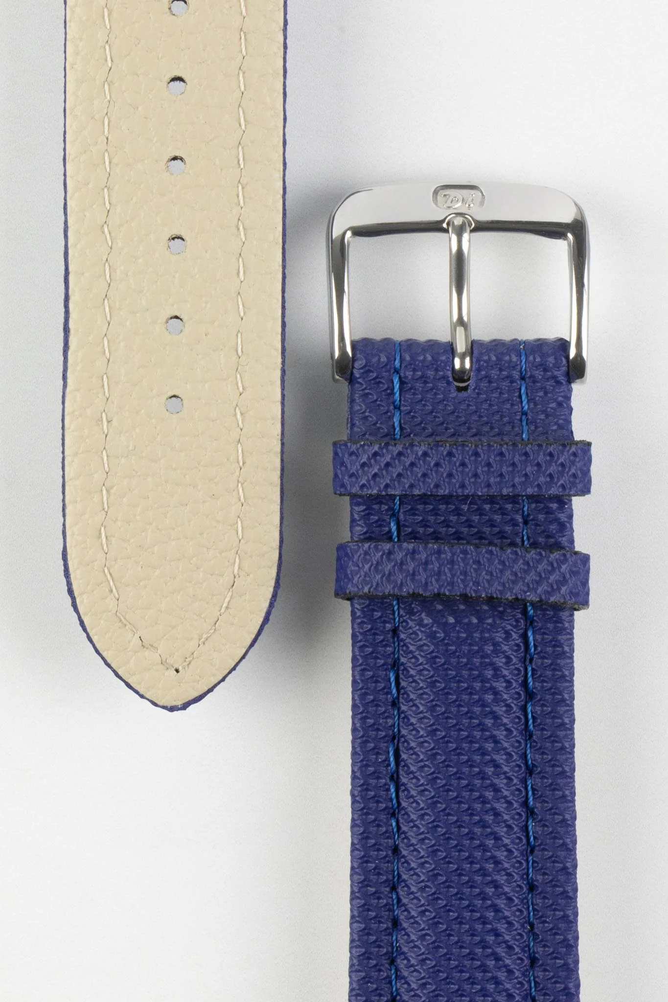 Di-Modell TRAVELLER PU Nylon Waterproof Watch Strap in BLUE - Image 3
