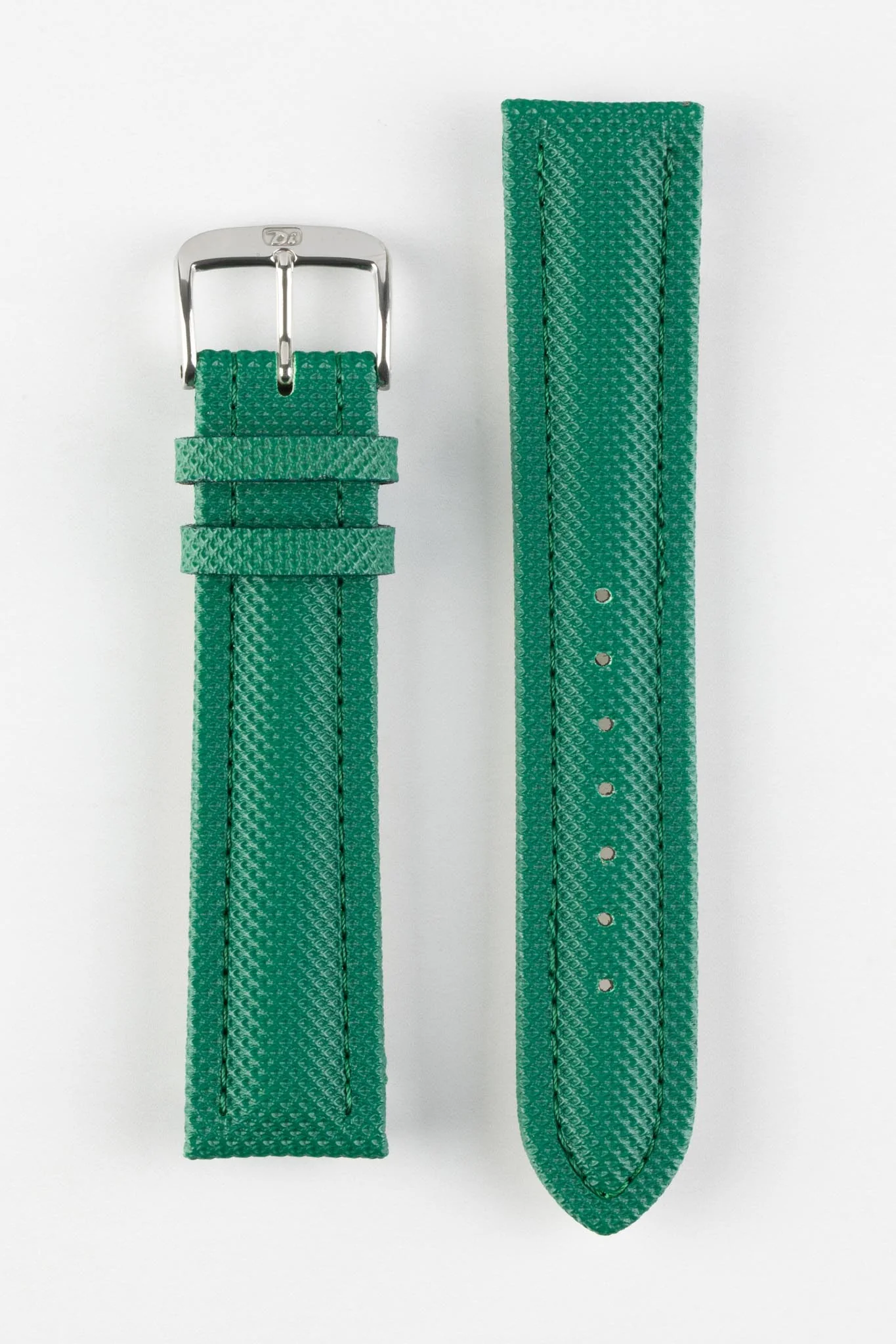 Di-Modell TRAVELLER PU Nylon Waterproof Watch Strap in DARK GREEN - Image 6