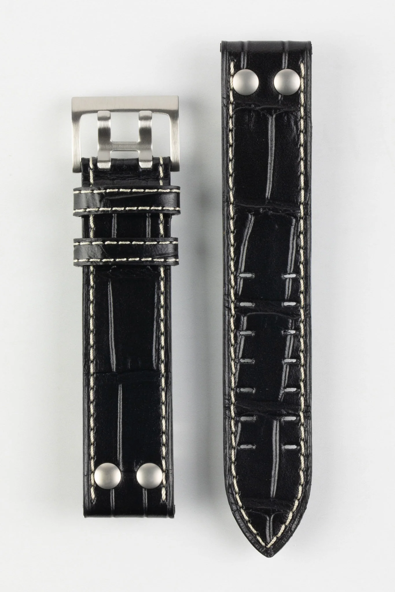 Di-Modell VENEZUELA Pilot Sport Watch Strap in BLACK - Image 5