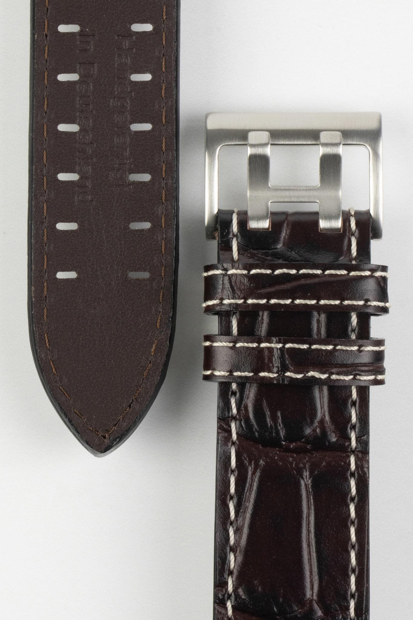 Di-Modell VENEZUELA Pilot Sport Watch Strap in BROWN - Image 2