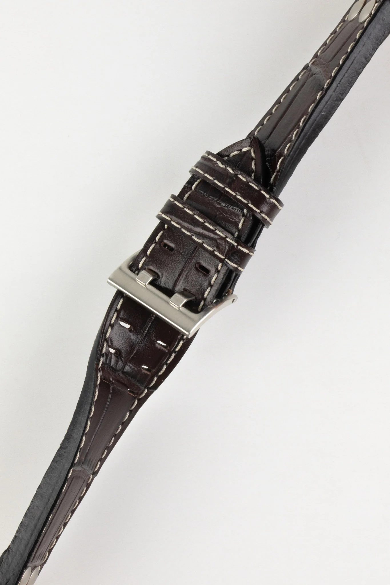 Di-Modell VENEZUELA Pilot Sport Watch Strap in BROWN - Image 3