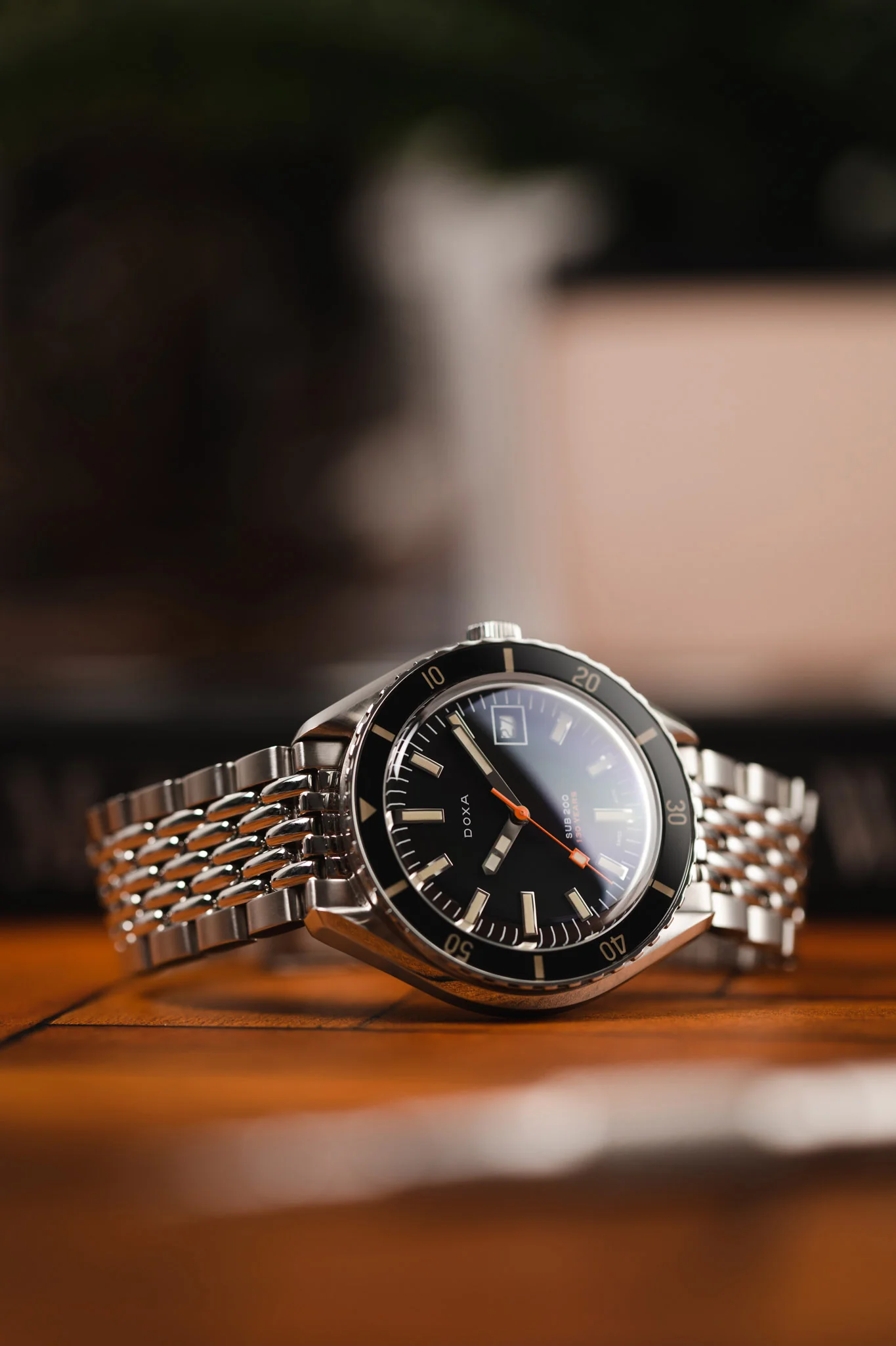 DOXA 799.10.101.LE.10 Sub 200 130th Anniversary 42mm Automatic Watch - Black Dial - Image 5