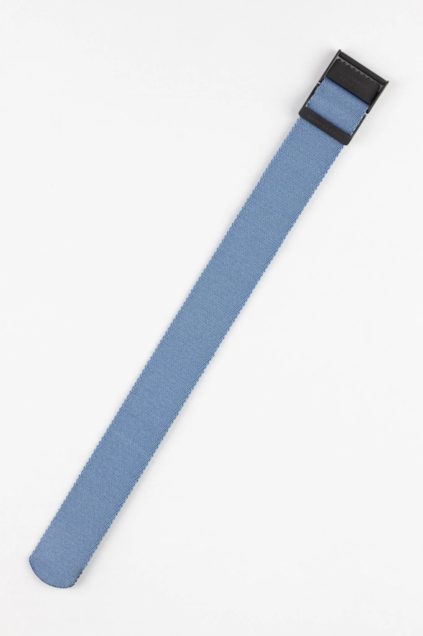 ELLIOT BROWN Webbing Watch Strap in DENIM BLUE with GUNMETAL PVD Buckle - Image 3
