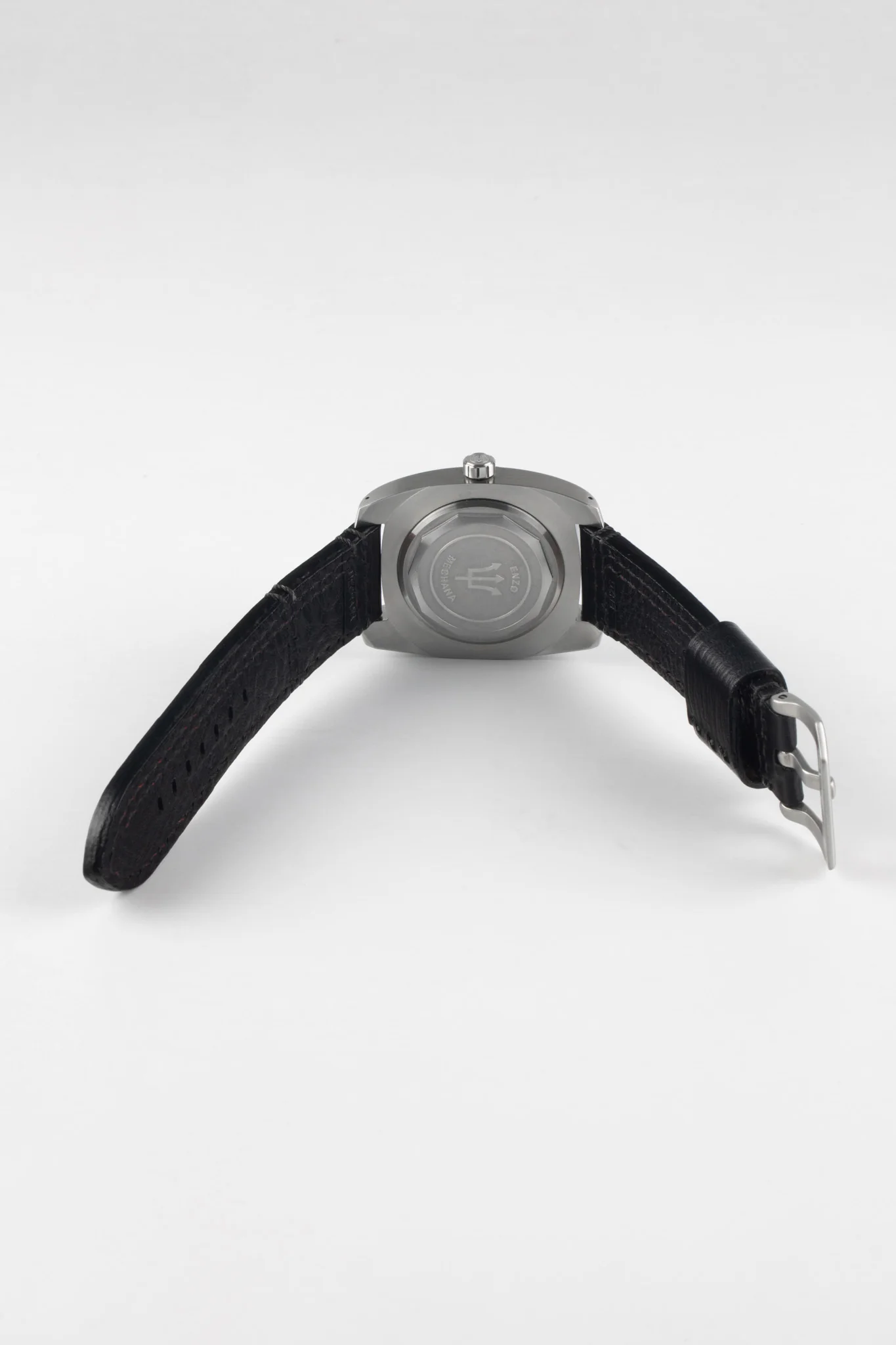 Enzo Mechana ACQUA 500m Peace Collection Automatic Watch - Gloss BLACK Dial (Non-Lumed) - Image 8