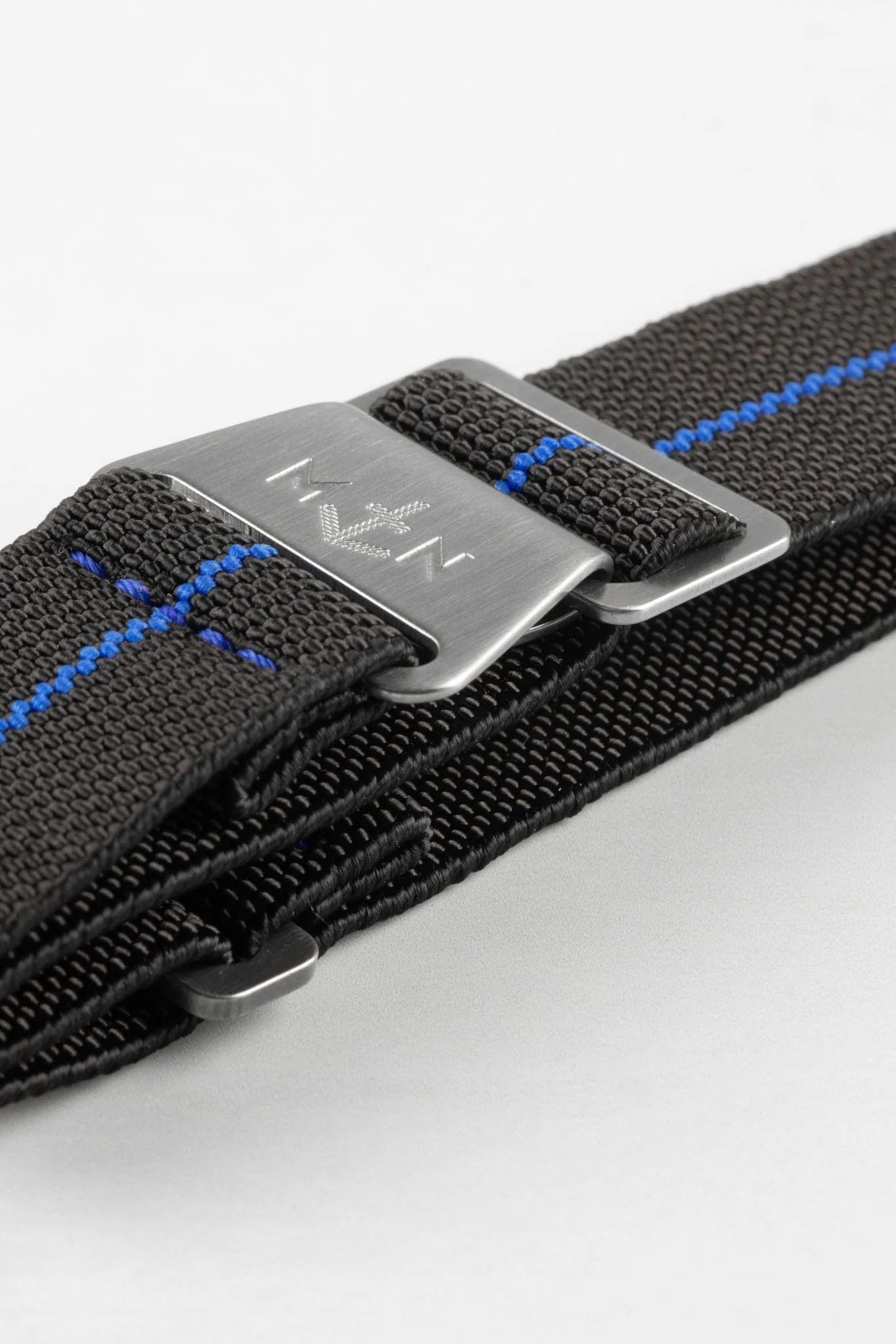Erika's Originals BLACK OPS MN™ Strap with ROYAL BLUE Centerline - BRUSHED Hardware - Image 7