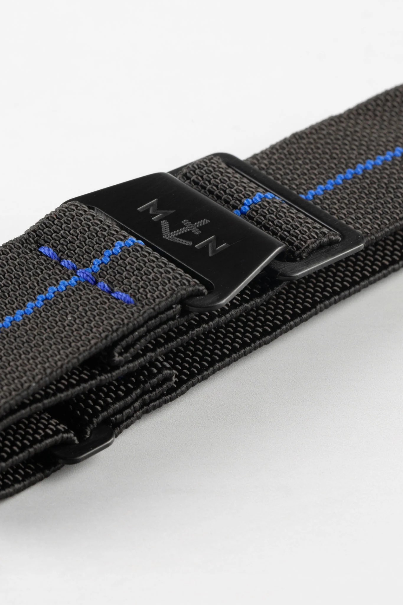 Erika's Originals BLACK OPS MN™ Strap with BLUE Centerline - BLACK Hardware - Image 5