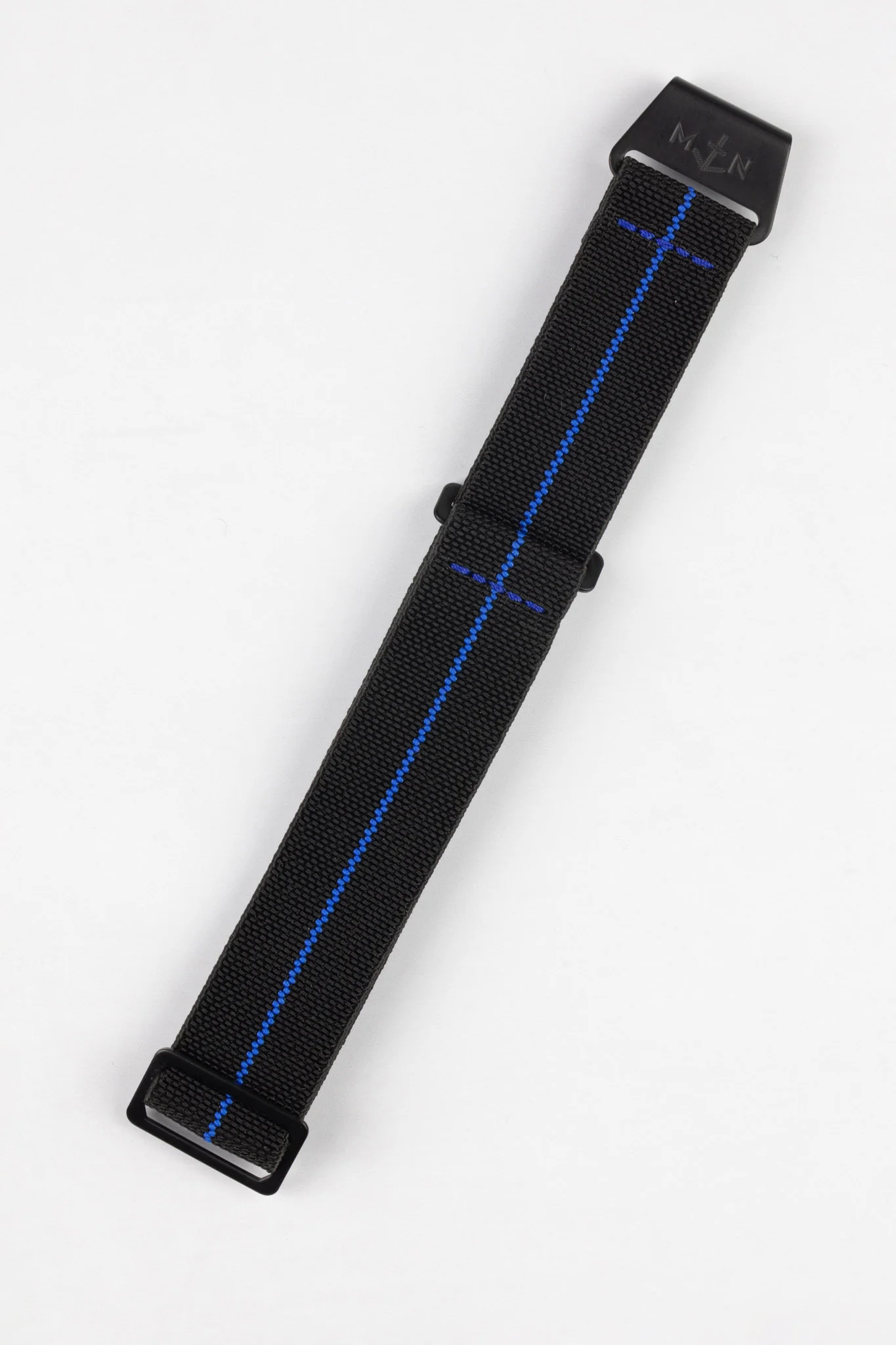 Erika's Originals BLACK OPS MN™ Strap with BLUE Centerline - BLACK Hardware - Image 7