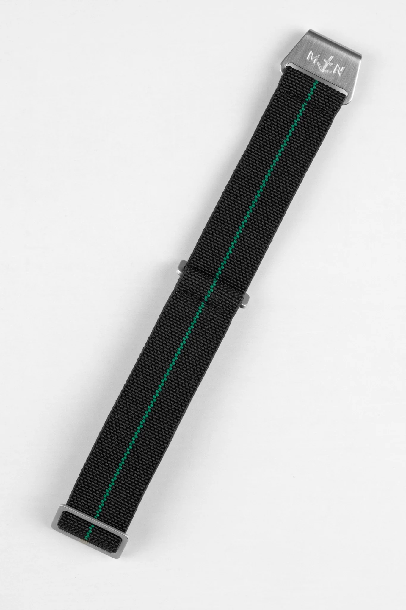 Erika's Originals BLACK OPS MN™ Strap with GREEN Centerline - BRUSHED Hardware - Image 5