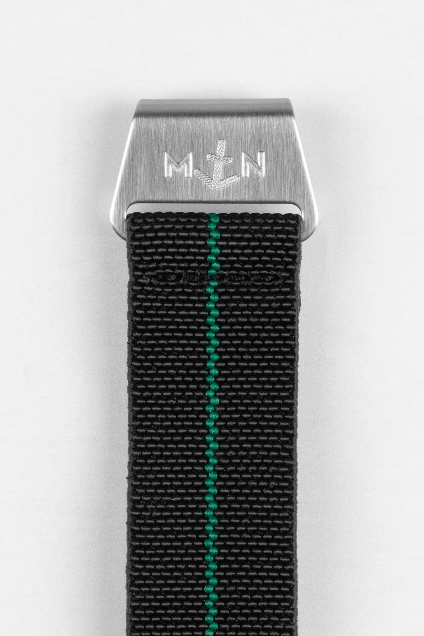 Erika's Originals BLACK OPS MN™ Strap with GREEN Centerline - BRUSHED Hardware - Image 7