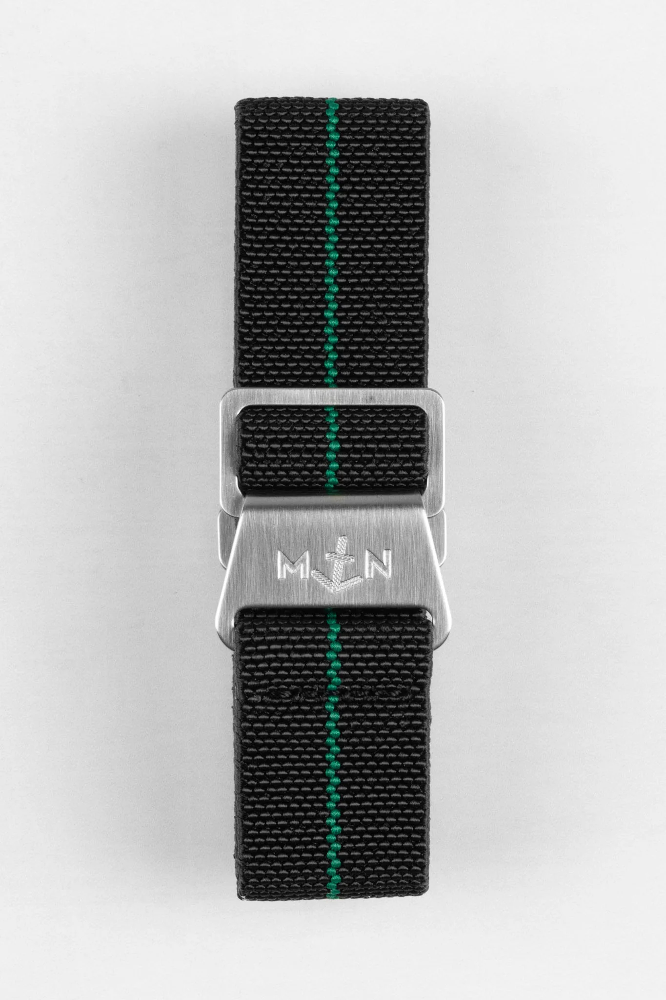 Erika's Originals BLACK OPS MN™ Strap with GREEN Centerline - BRUSHED Hardware - Image 8