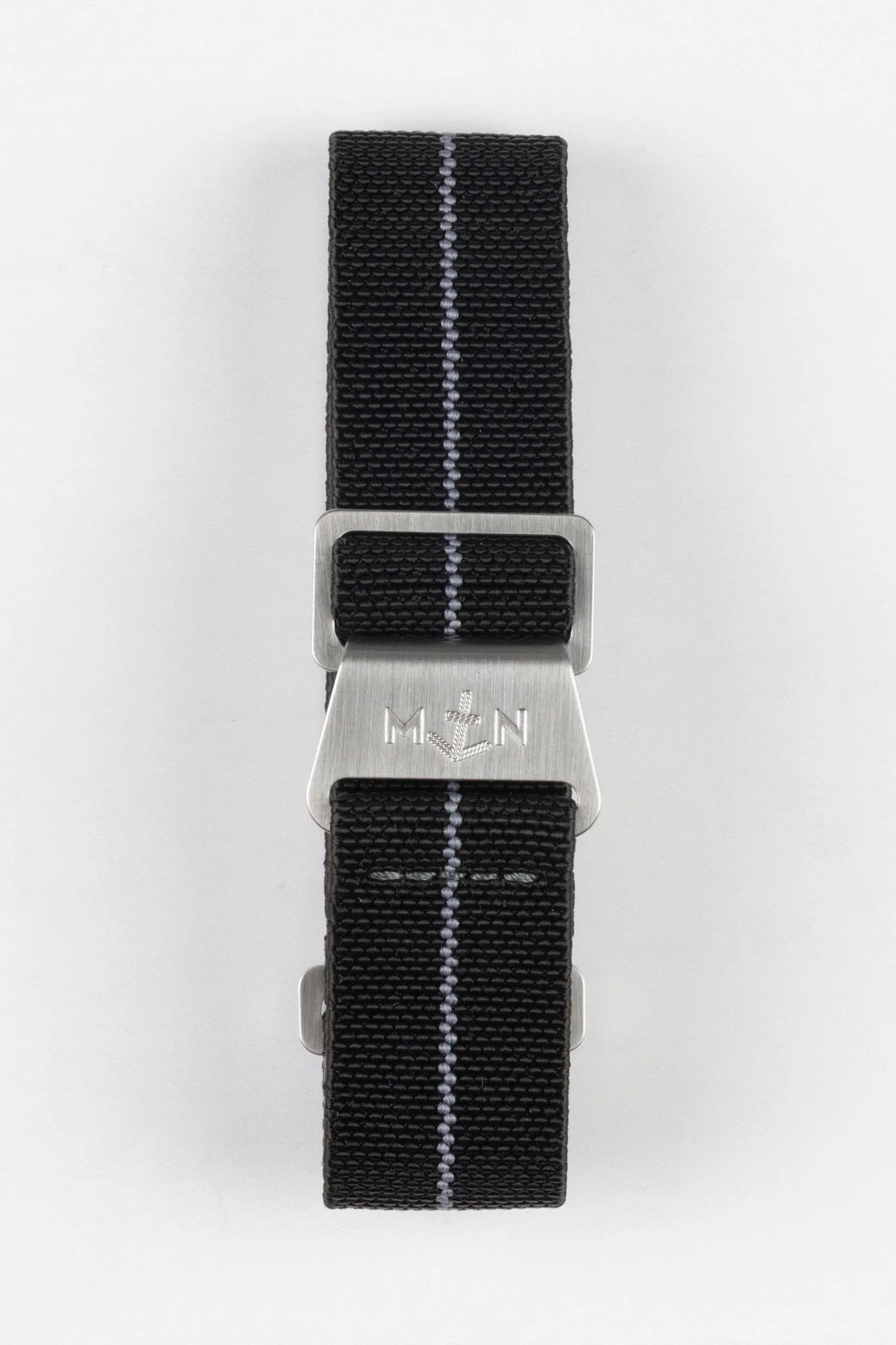 Erika's Originals BLACK OPS MN™ Strap with GREY Centerline - BRUSHED Hardware - Image 9