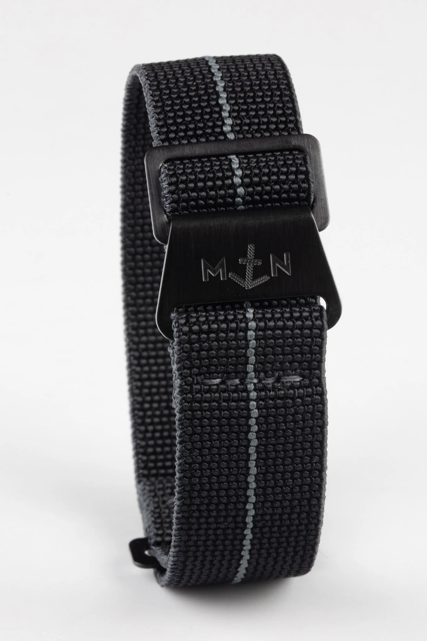 Erika's Originals BLACK OPS MN™ Strap with GREY Centerline - BLACK Hardware - Image 3