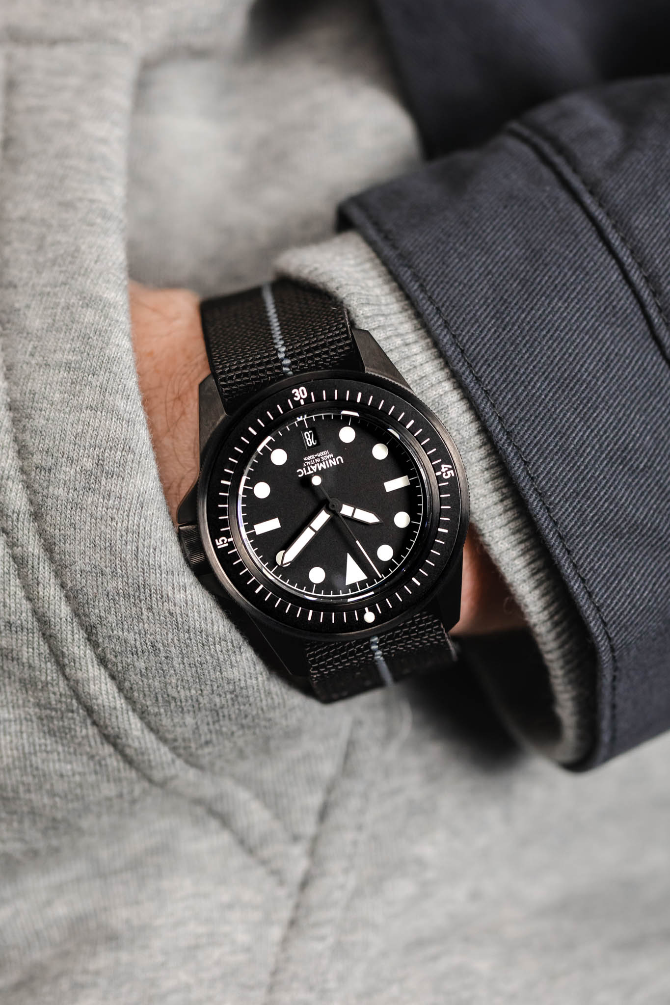 Erika's Originals BLACK OPS MN™ Strap with GREY Centerline - BLACK Hardware - Image 6