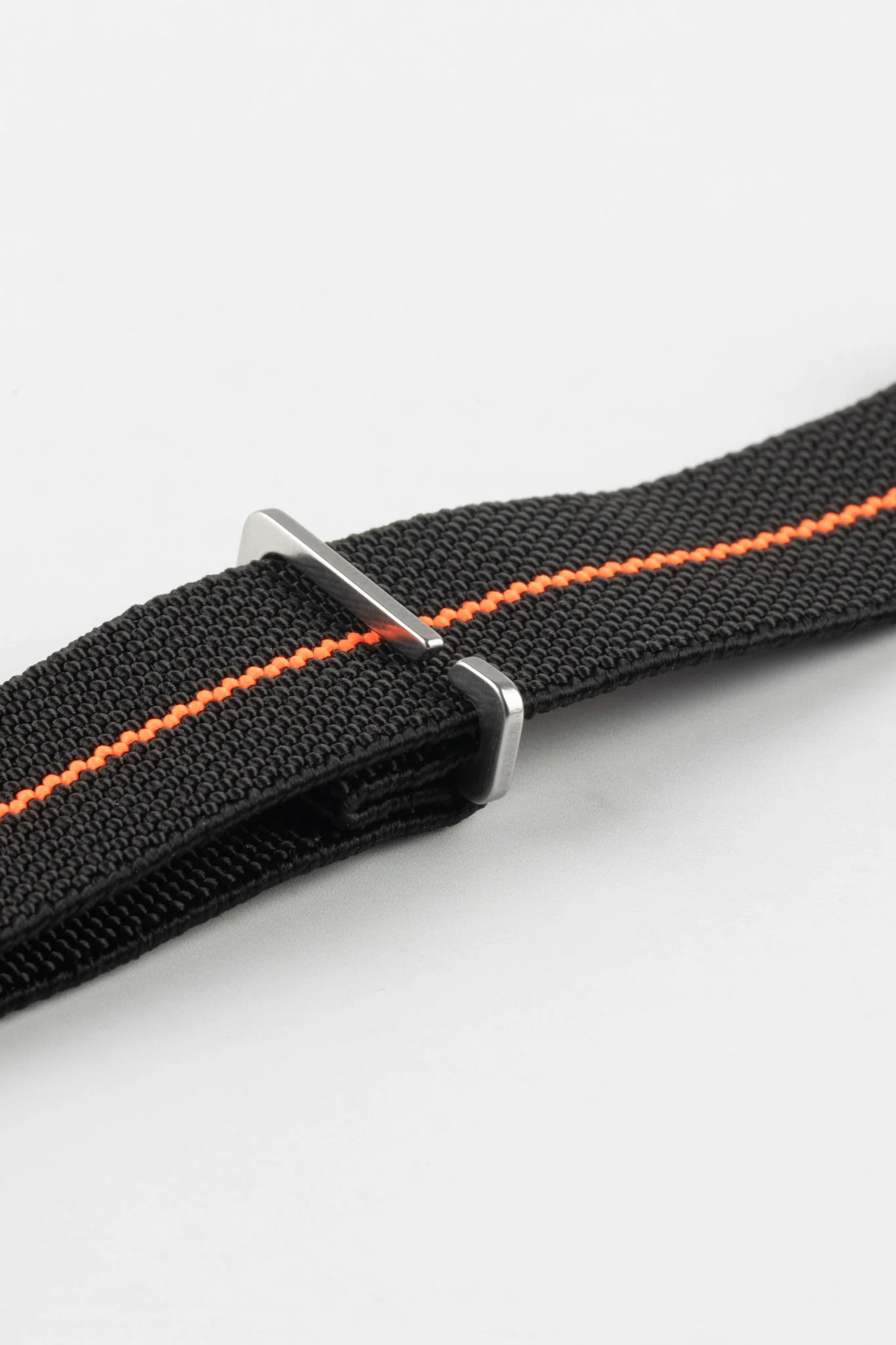 Erika's Originals BLACK OPS MN™ Strap with HOT ORANGE Centerline - BRUSHED Hardware - Image 8