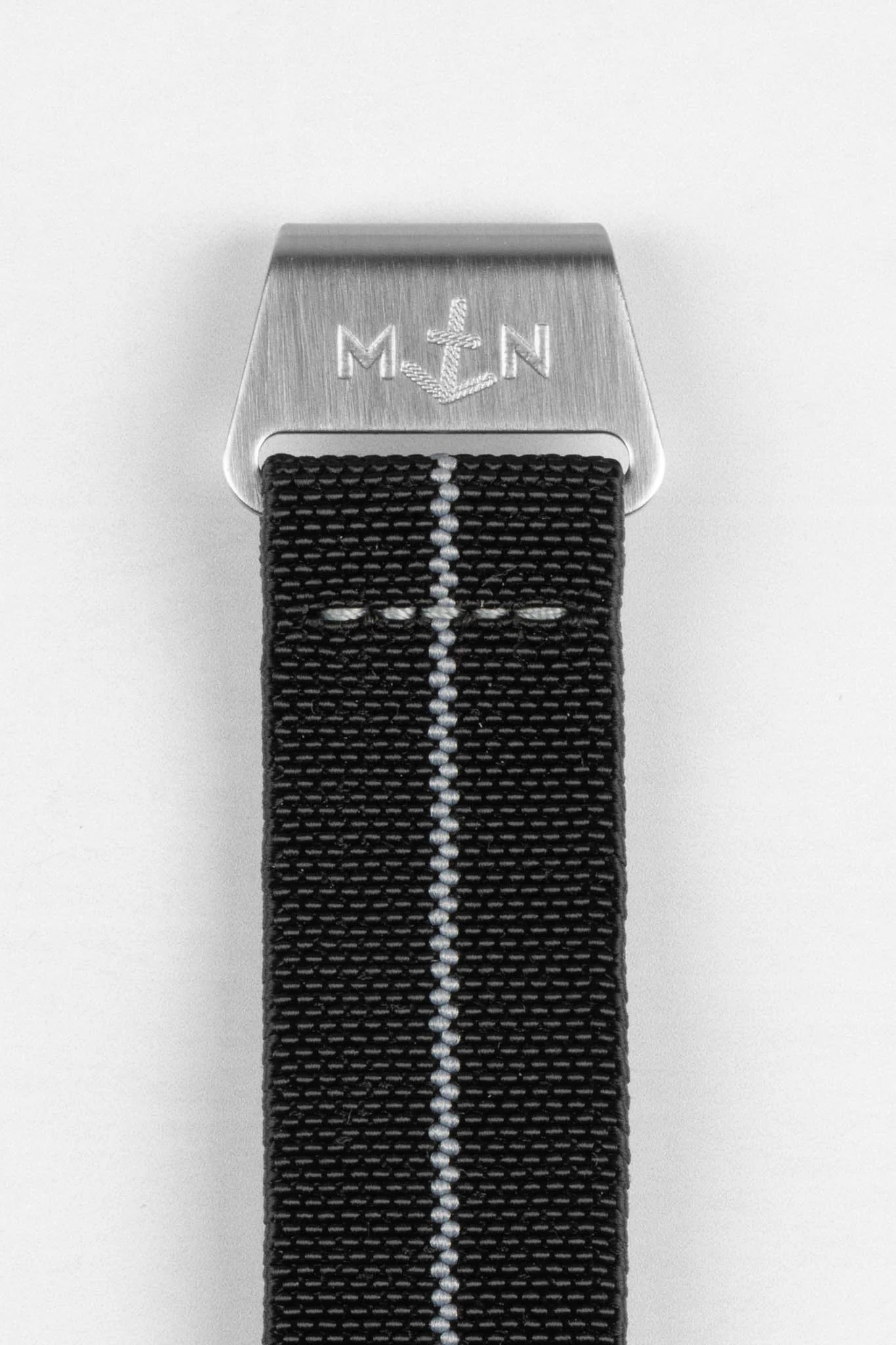 Erika's Originals BLACK OPS MN™ Strap with LIGHT GREY Centerline - BRUSHED Hardware - Image 10