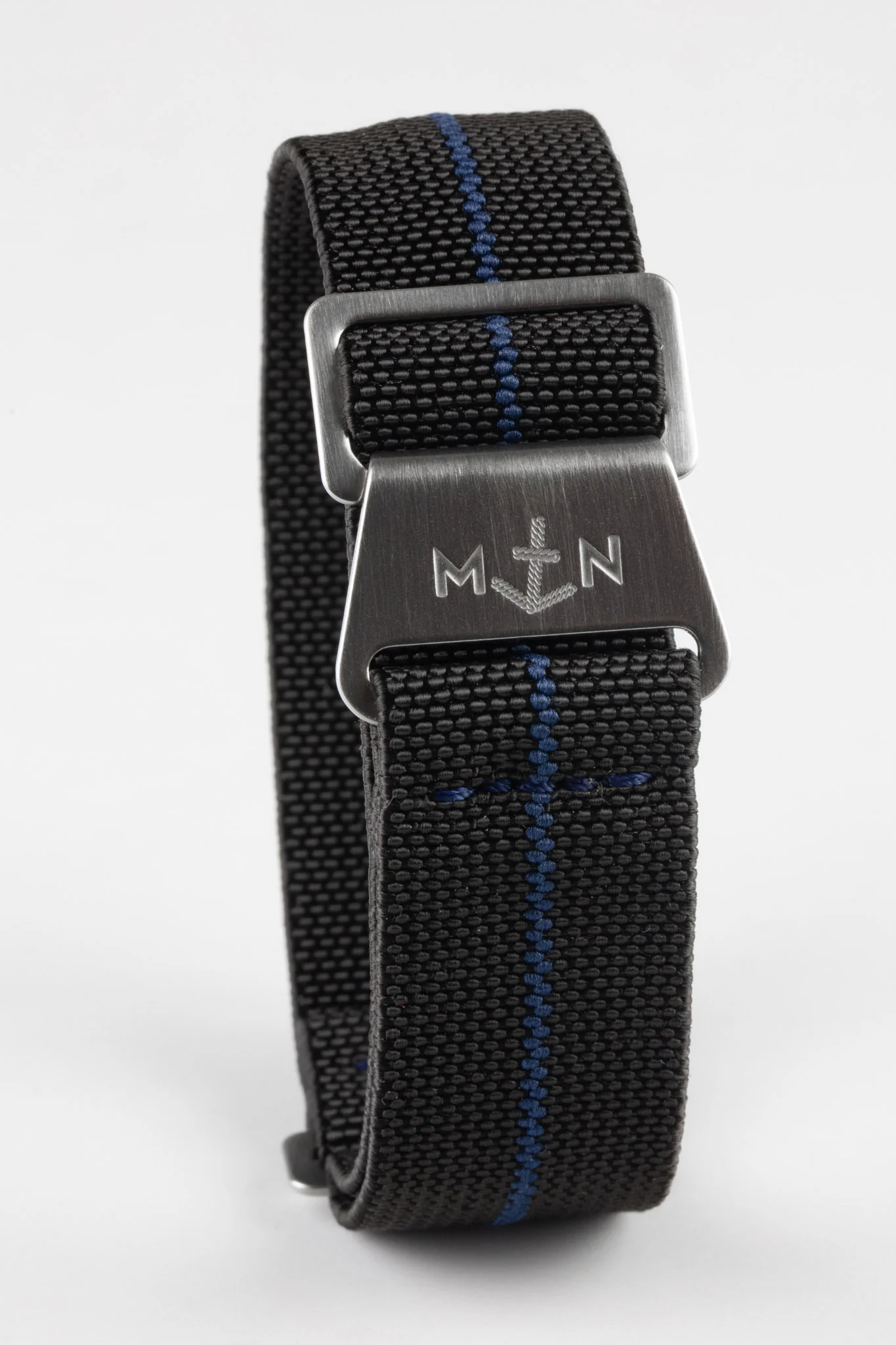 Erika's Originals BLACK OPS MN™ Strap with NAVY Centerline - BRUSHED Hardware - Image 3