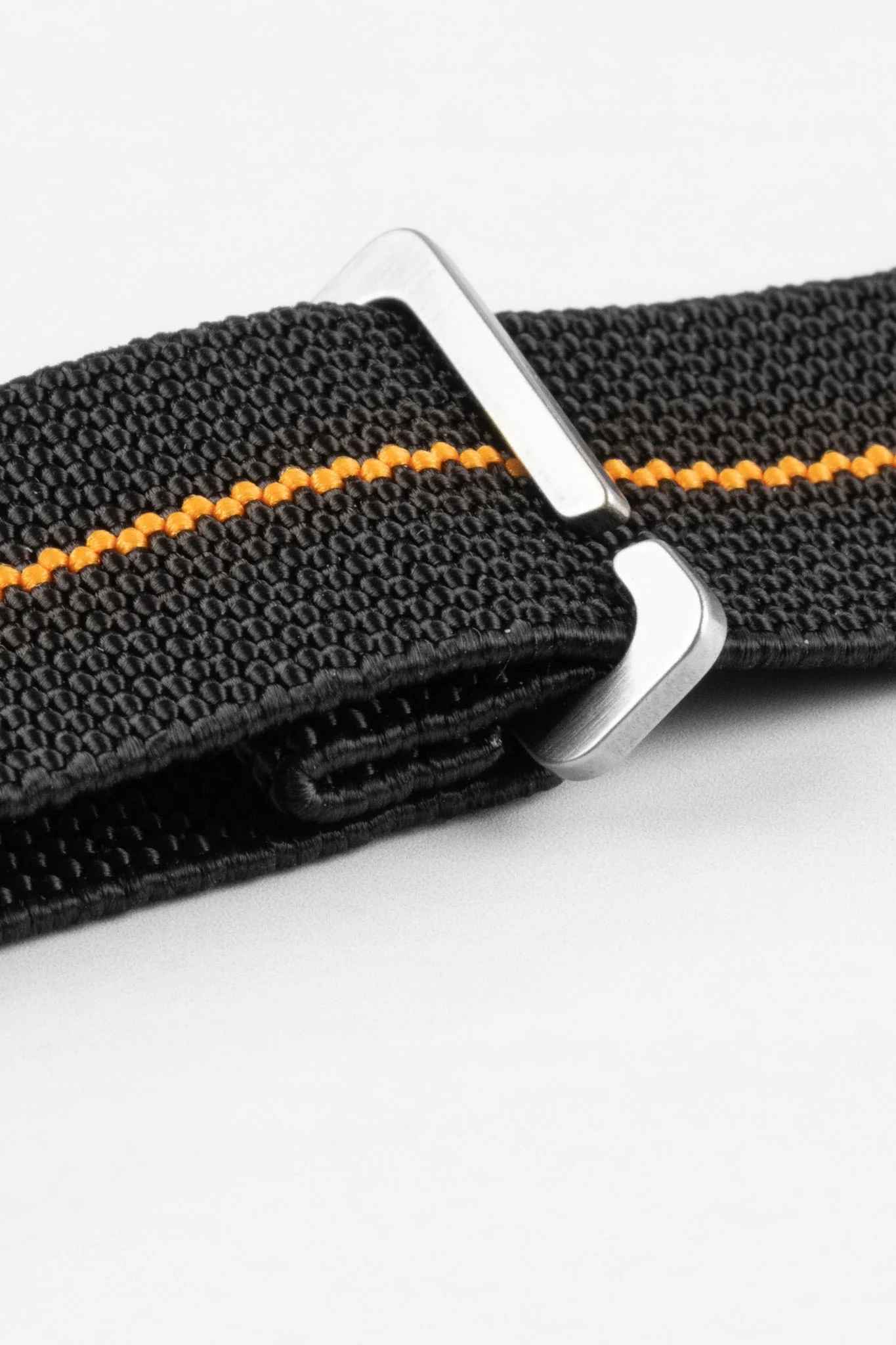 Erika's Originals BLACK OPS MN™ Strap with ORANGE Centerline - BRUSHED Hardware - Image 6