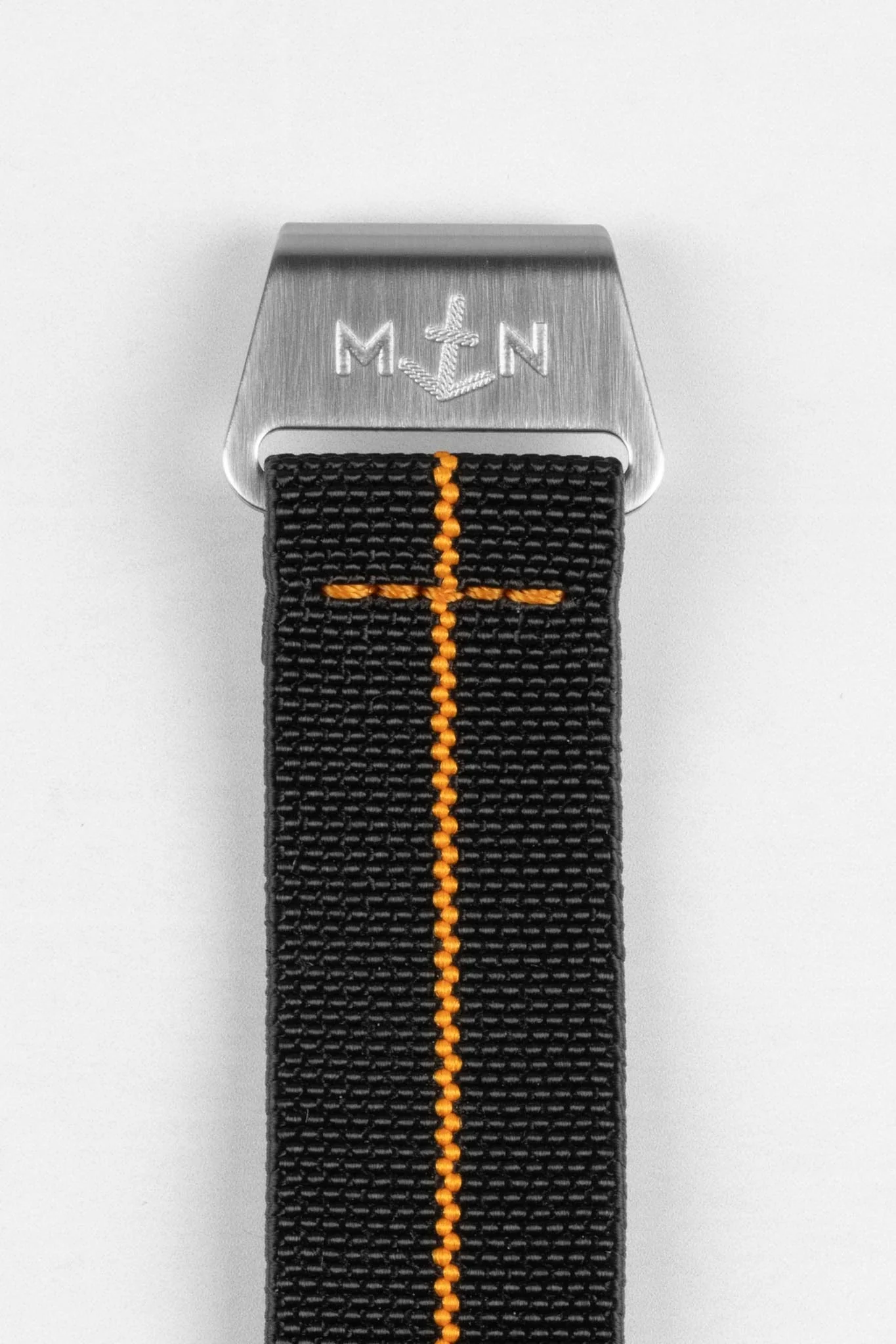 Erika's Originals BLACK OPS MN™ Strap with ORANGE Centerline - BRUSHED Hardware - Image 7