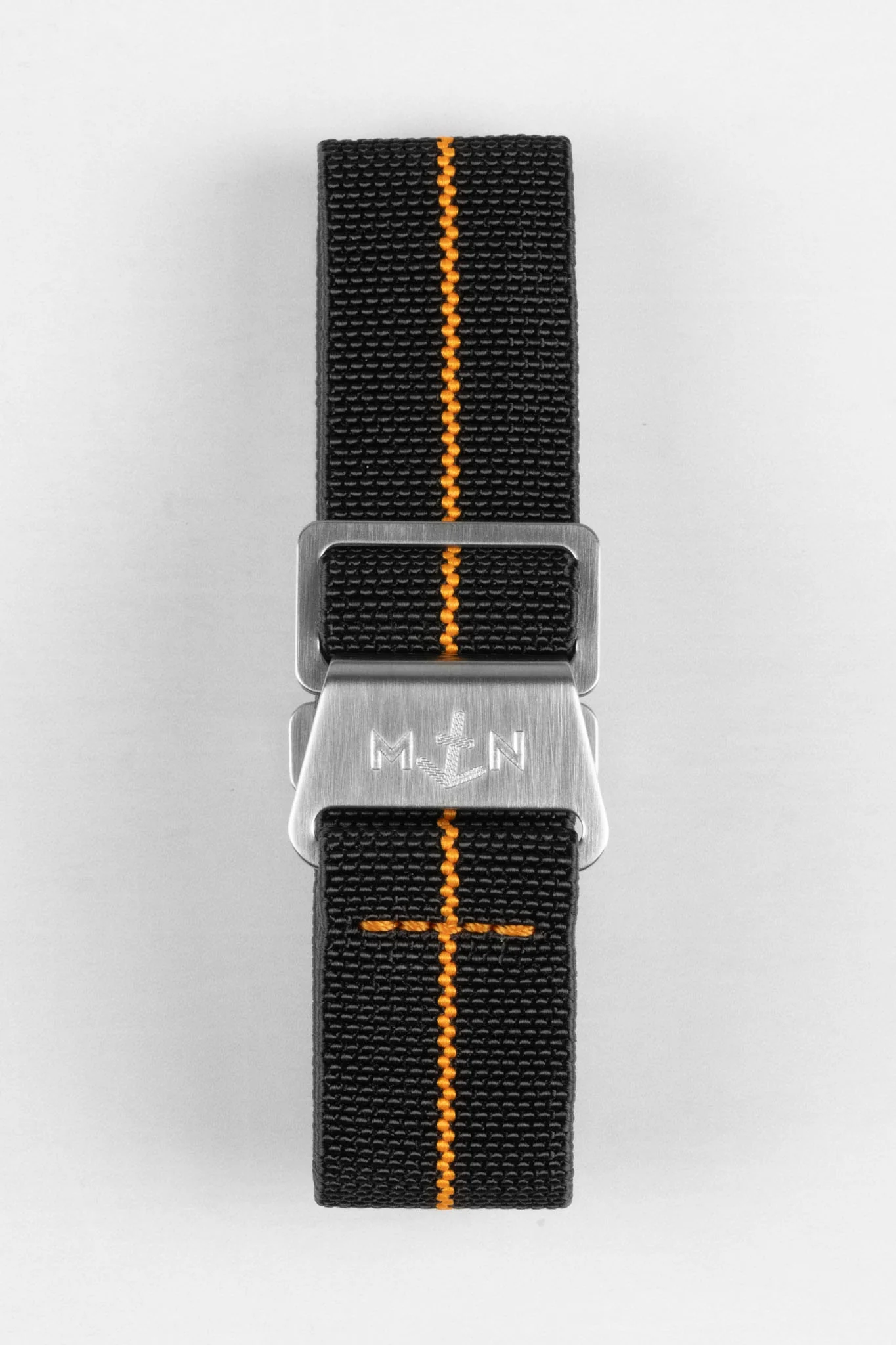 Erika's Originals BLACK OPS MN™ Strap with ORANGE Centerline - BRUSHED Hardware - Image 8