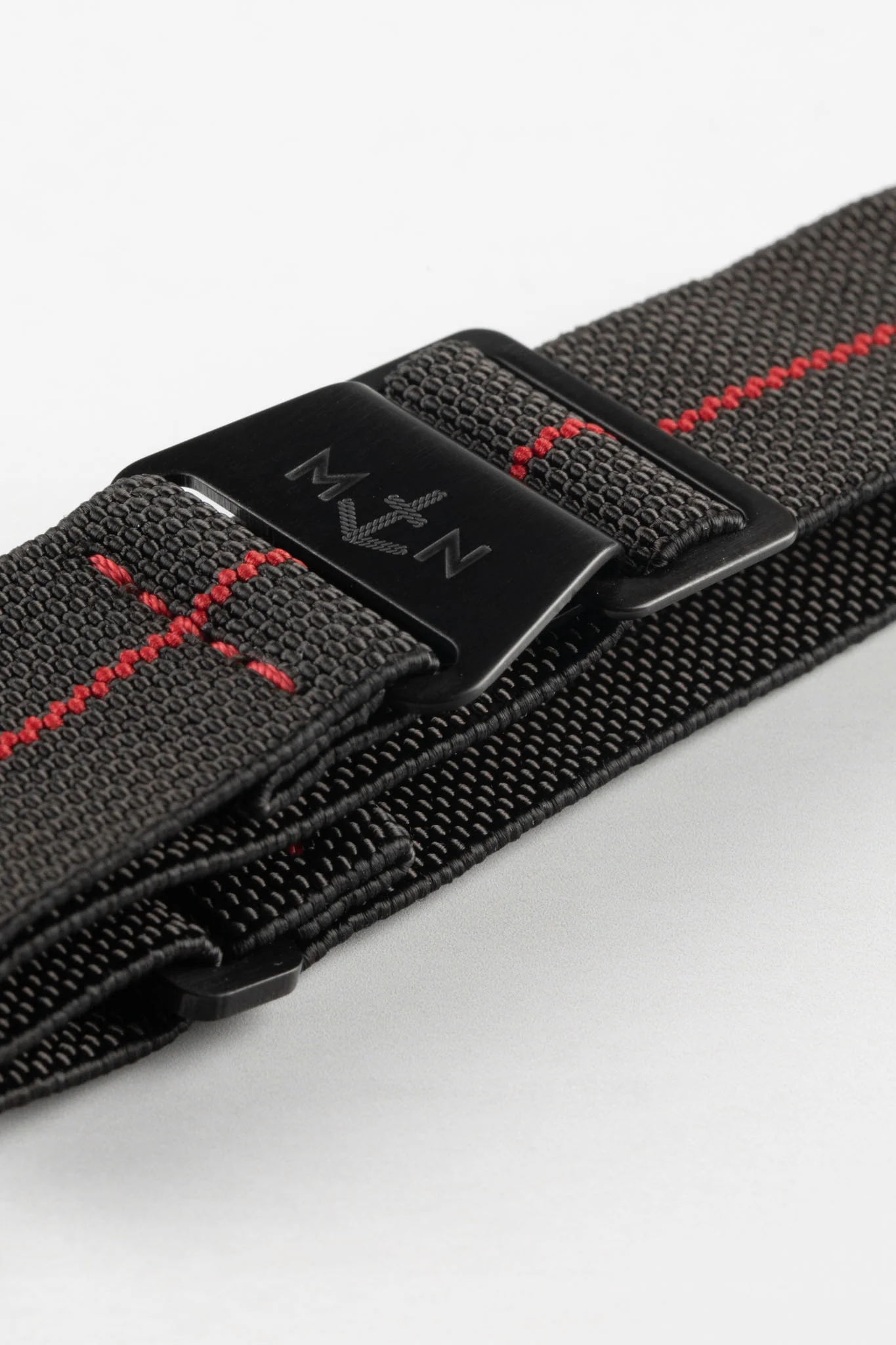 Erika's Originals BLACK OPS MN™ Strap with RED Centerline - BLACK Hardware - Image 5