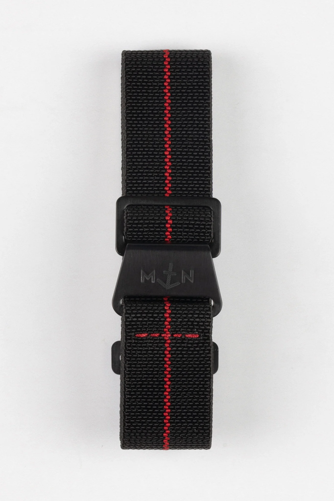 Erika's Originals BLACK OPS MN™ Strap with RED Centerline - BLACK Hardware - Image 9