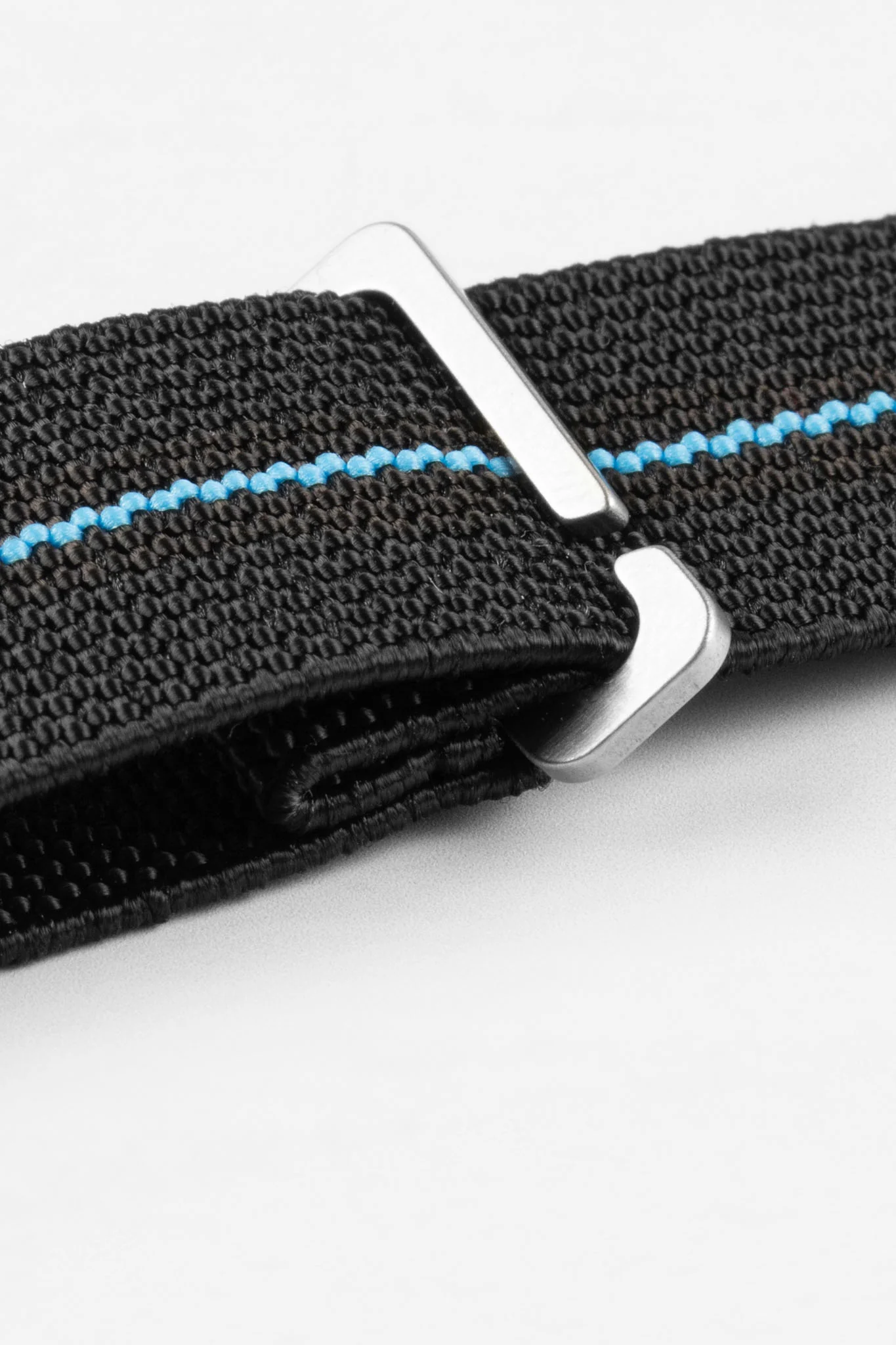 Erika's Originals BLACK OPS MN™ Strap with TURQUOISE Centerline - BRUSHED Hardware - Image 6