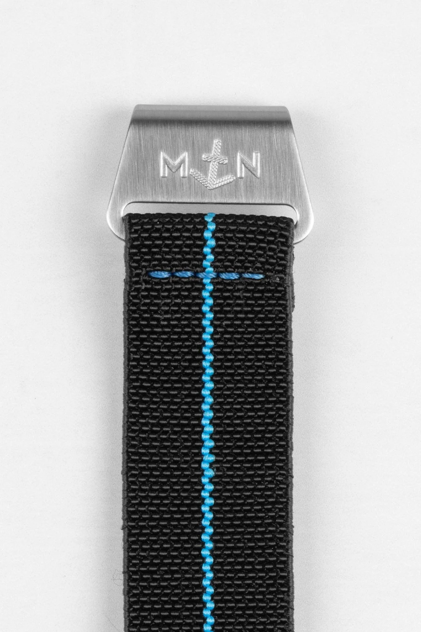 Erika's Originals BLACK OPS MN™ Strap with TURQUOISE Centerline - BRUSHED Hardware - Image 7