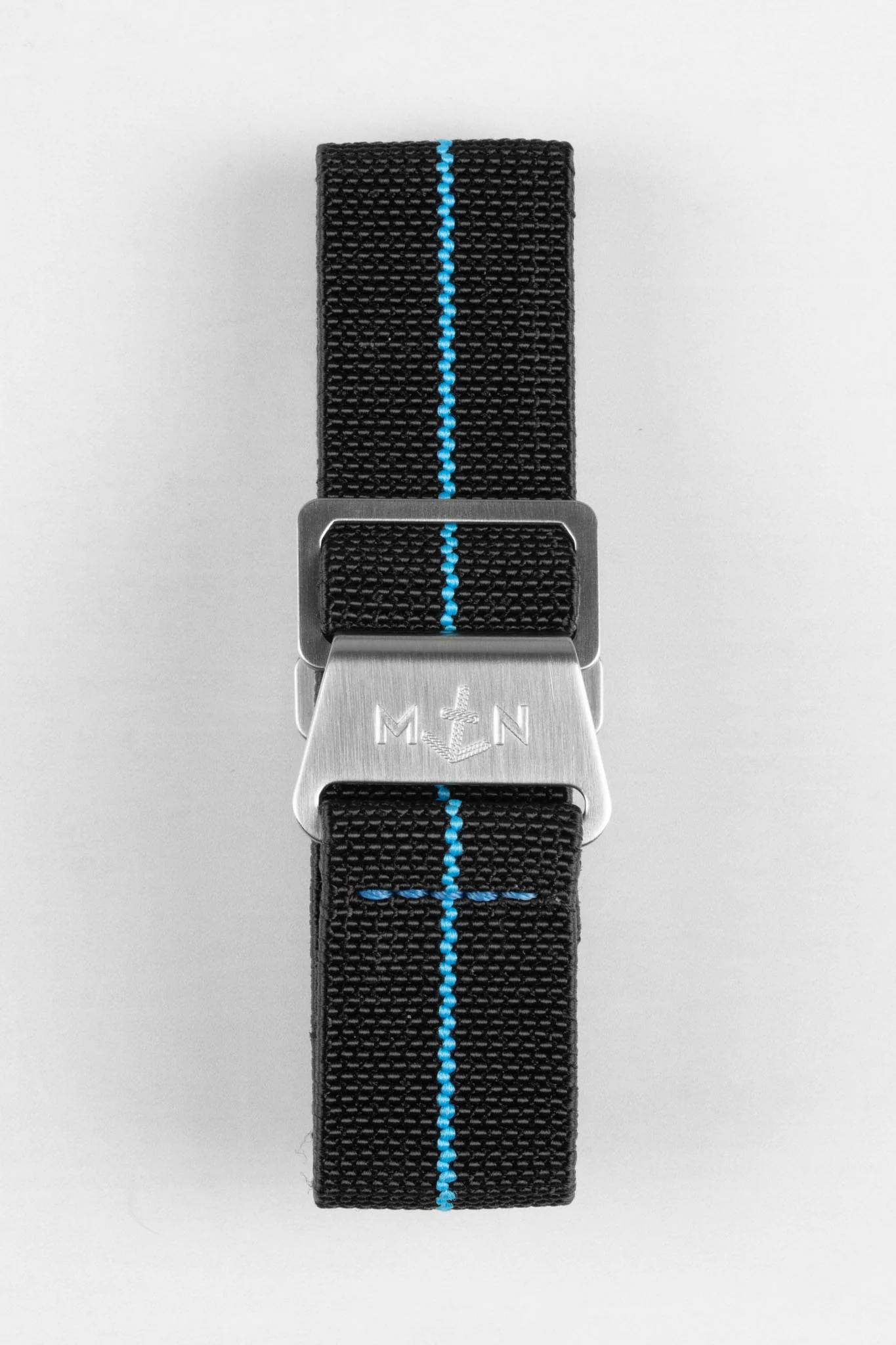 Erika's Originals BLACK OPS MN™ Strap with TURQUOISE Centerline - BRUSHED Hardware - Image 8