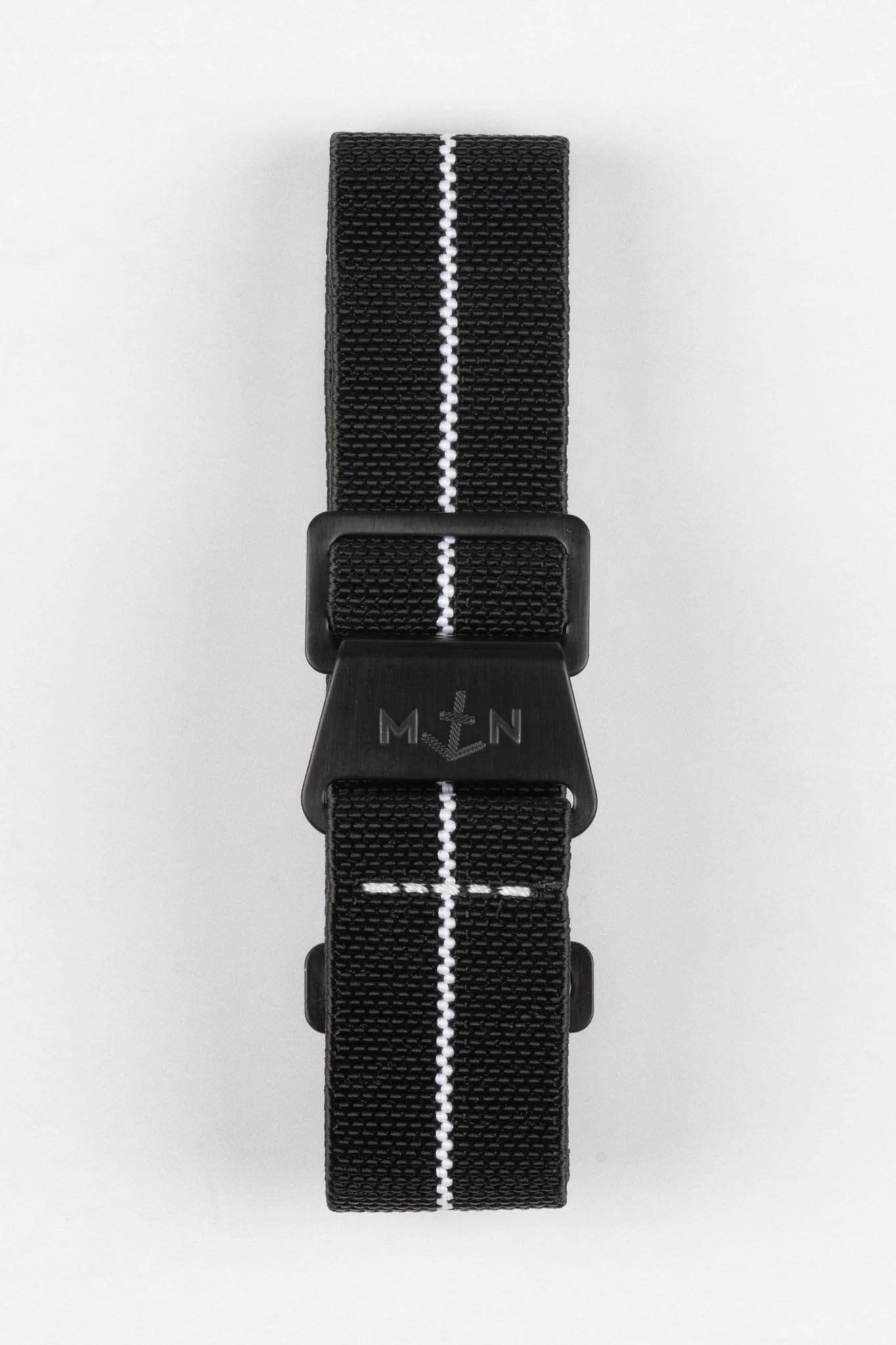 Erika's Originals BLACK OPS MN™ Strap with WHITE Centerline - BLACK Hardware - Image 9