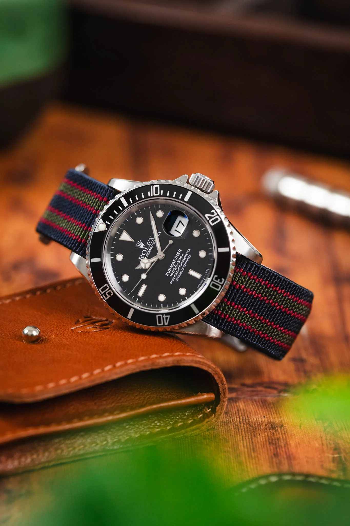 Erika's Originals CONNERY MN™  Watch Strap with - BRUSHED Hardware - Image 4