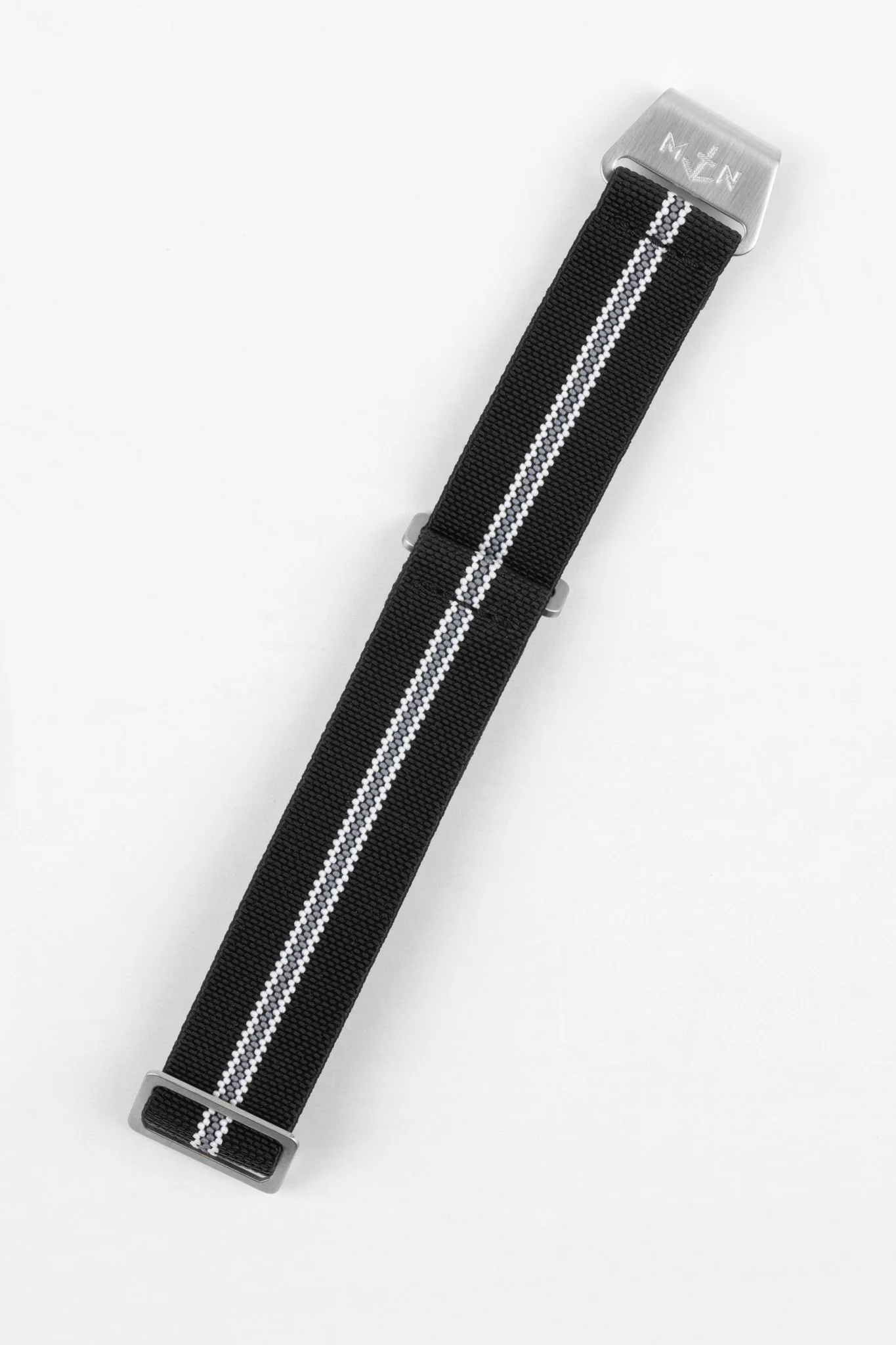 Erika's Originals CORSA MN™ Strap with GREY Centerline - BRUSHED Hardware - Image 7