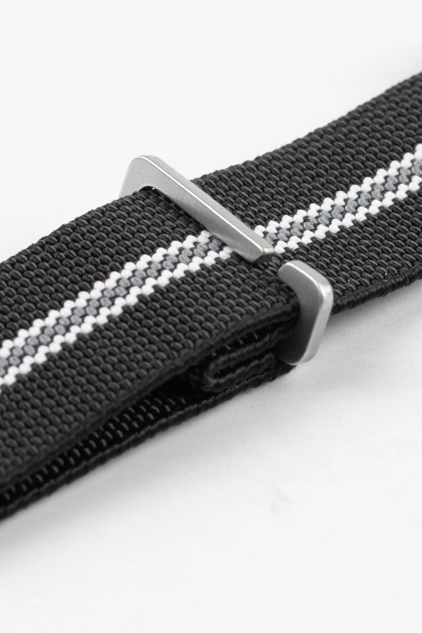 Erika's Originals CORSA MN™ Strap with GREY Centerline - BRUSHED Hardware - Image 8