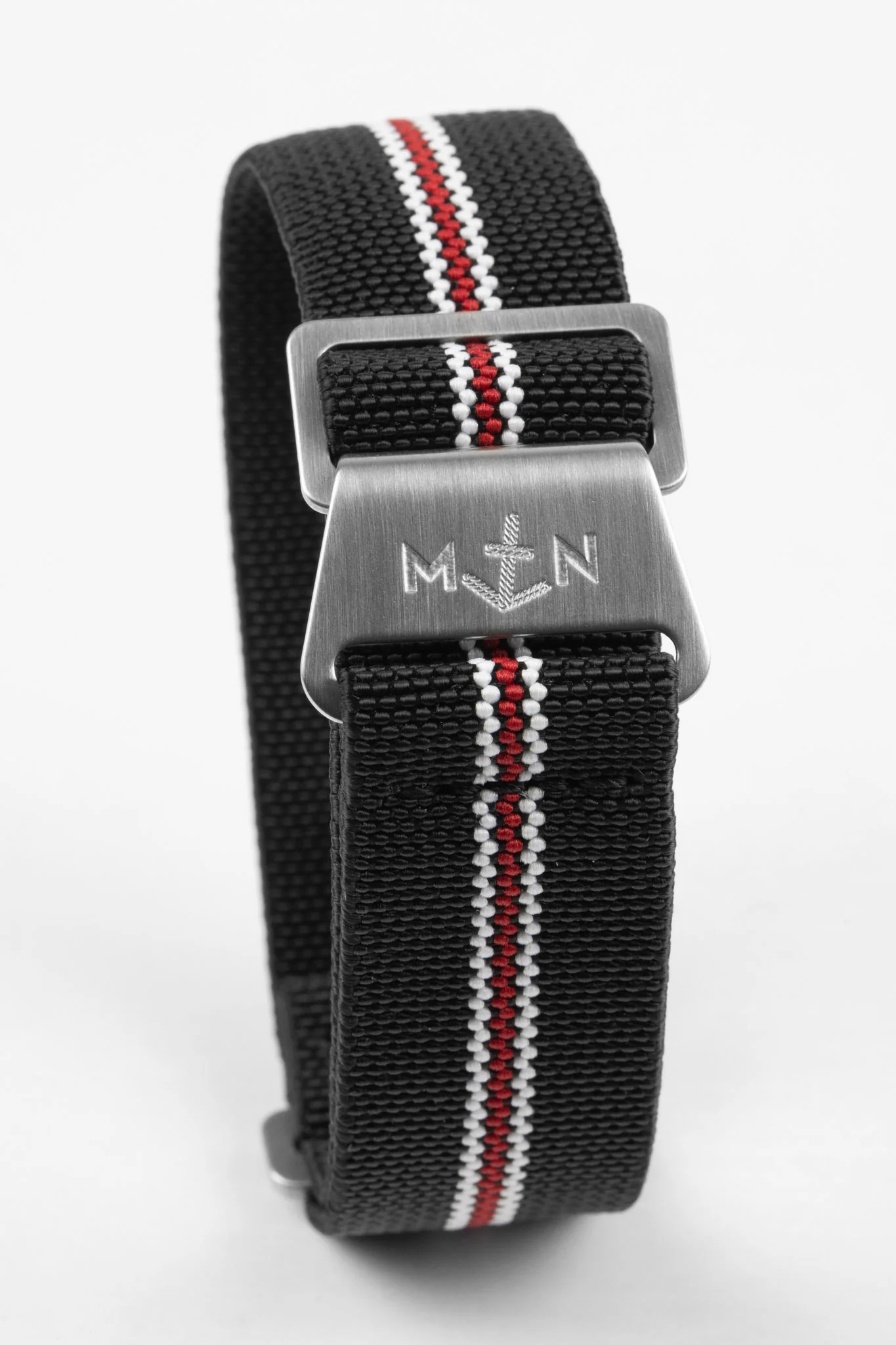 Erika's Originals CORSA MN™ Strap with RED Centerline - BRUSHED Hardware - Image 3