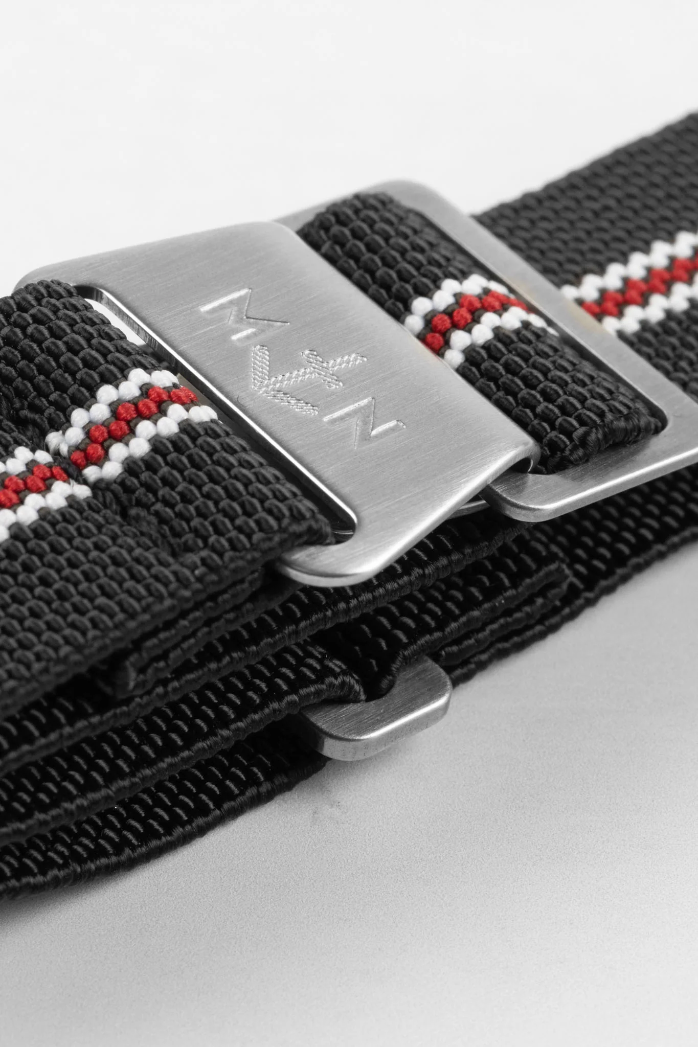 Erika's Originals CORSA MN™ Strap with RED Centerline - BRUSHED Hardware - Image 5