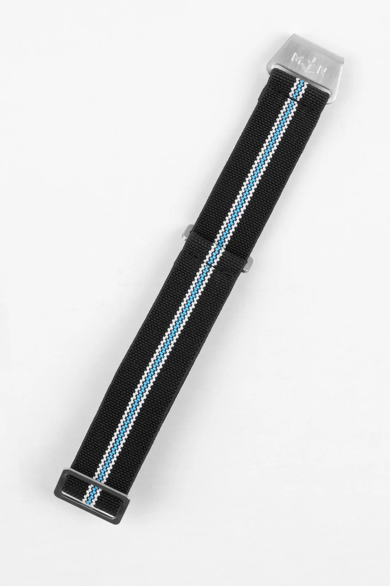 Erika's Originals CORSA MN™ Strap with TURQUOISE Centerline - BRUSHED Hardware - Image 7