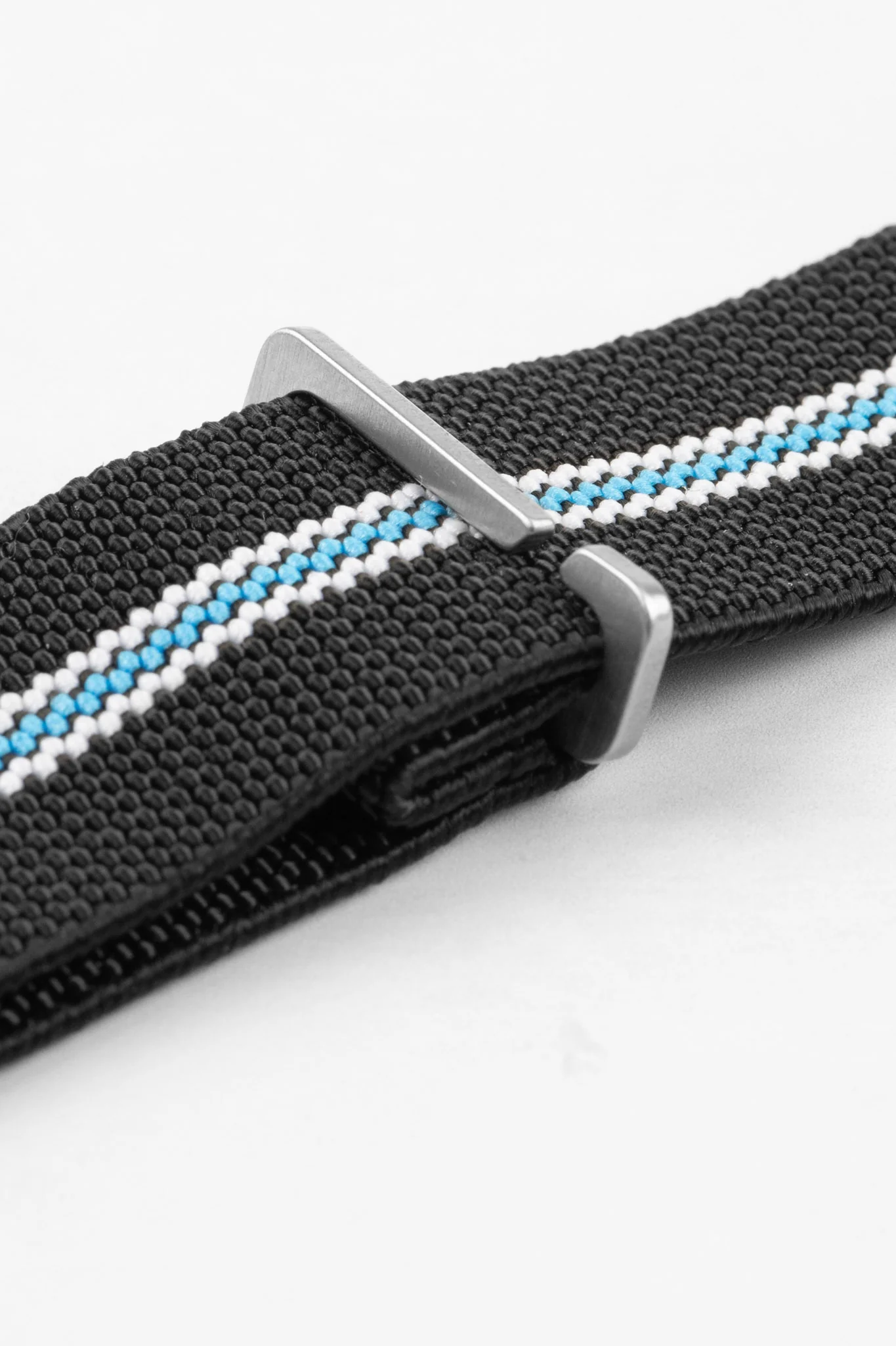 Erika's Originals CORSA MN™ Strap with TURQUOISE Centerline - BRUSHED Hardware - Image 9