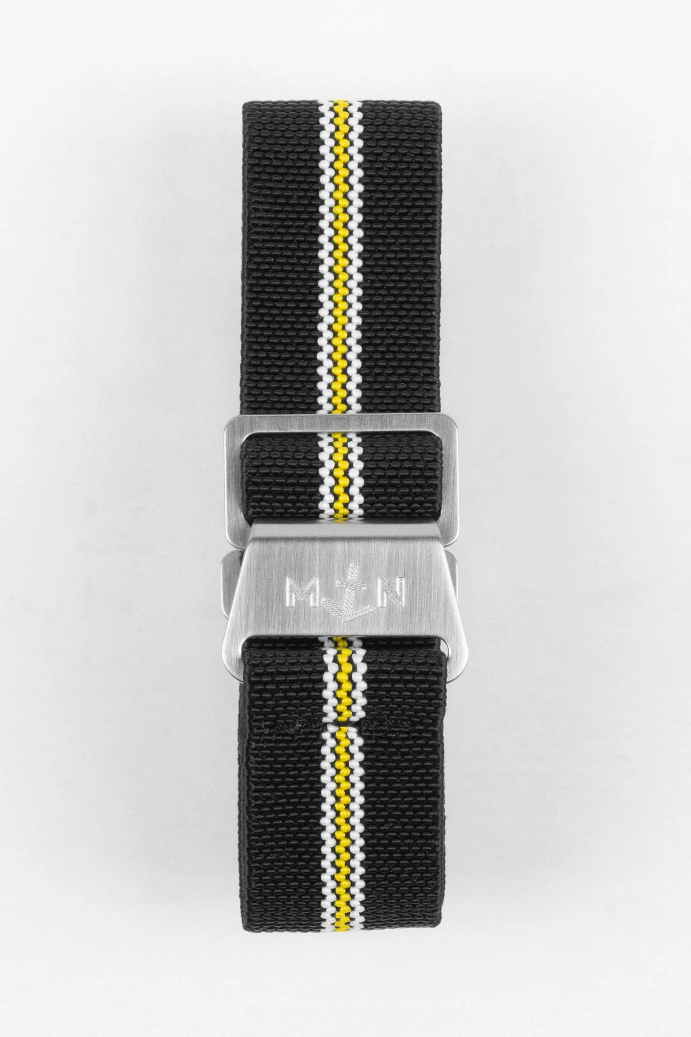 Erika's Originals CORSA MN™ Strap with YELLOW Centerline - BRUSHED Hardware - Image 10