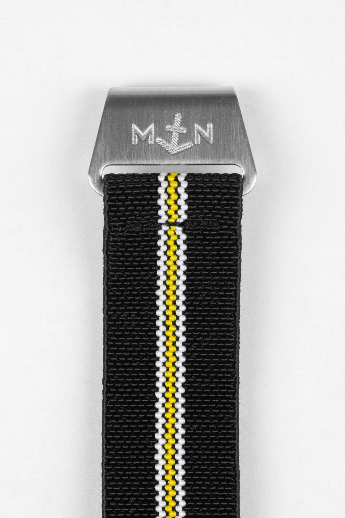 Erika's Originals CORSA MN™ Strap with YELLOW Centerline - BRUSHED Hardware - Image 8