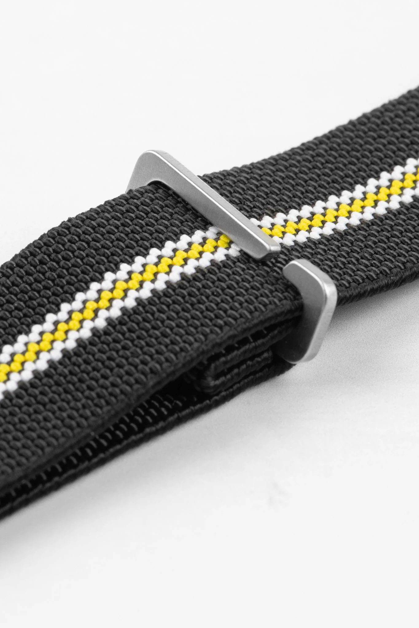 Erika's Originals CORSA MN™ Strap with YELLOW Centerline - BRUSHED Hardware - Image 9
