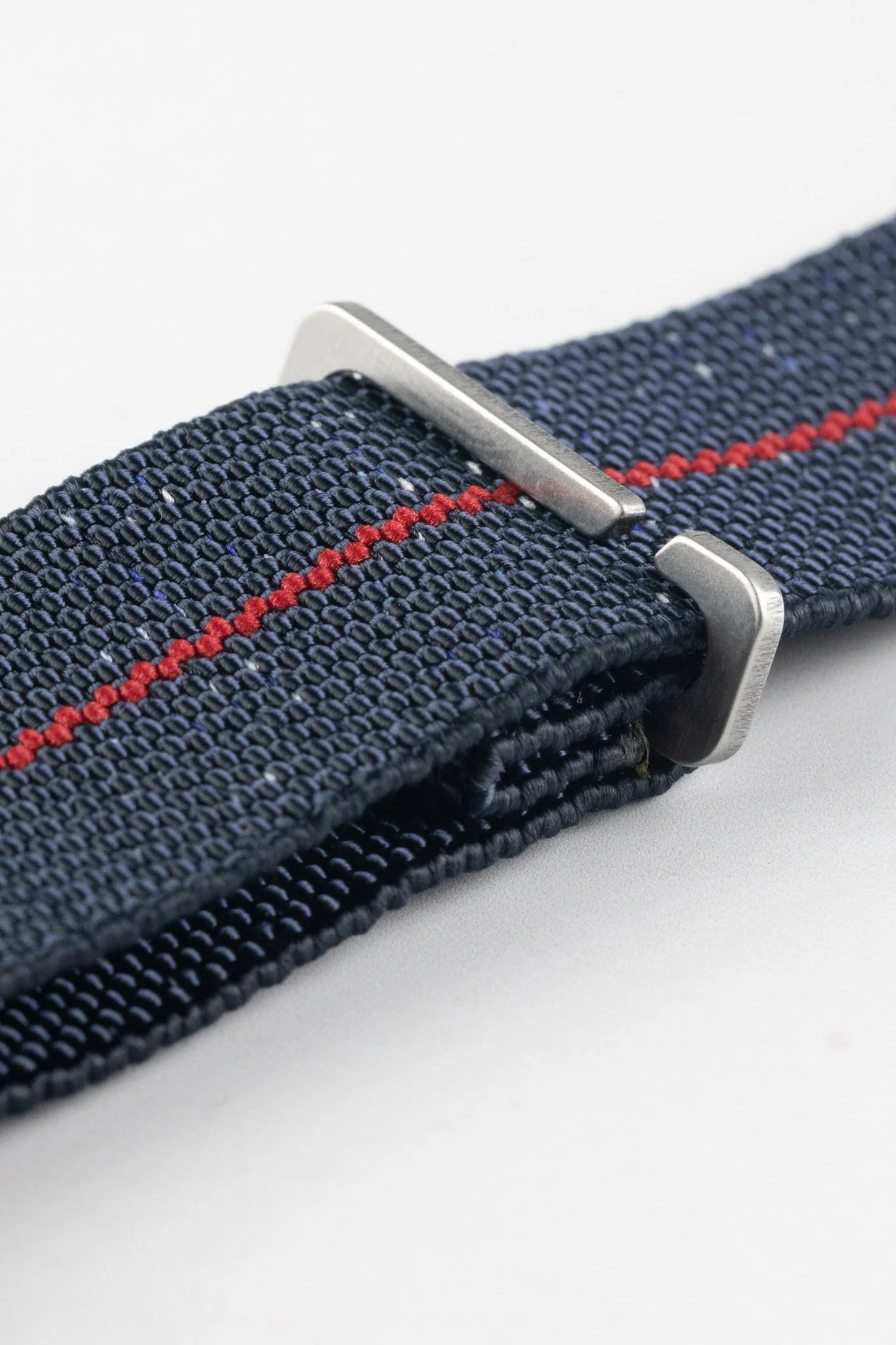 Erika's Originals INDIGO DENIM MN™ Strap with RED Centerline - BRUSHED Hardware - Image 7