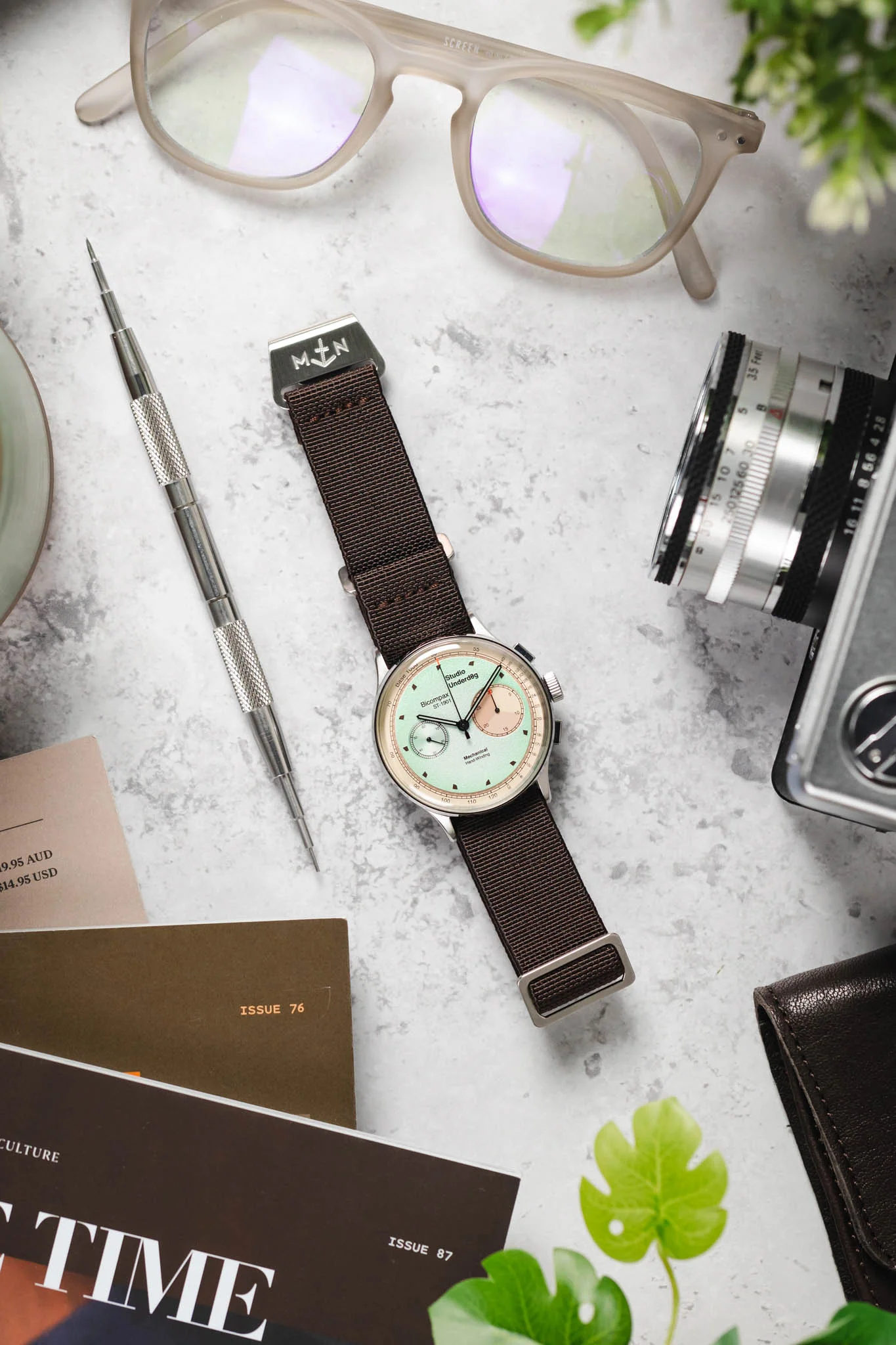Erika's Originals HAVANA MN™ Strap in FULL BROWN - BRUSHED Hardware - Image 9