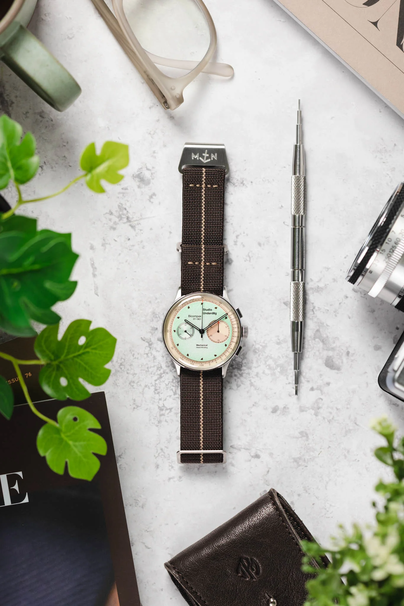 Erika's Originals HAVANA MN™ Strap with MOKKA Centerline - BRUSHED Hardware - Image 13