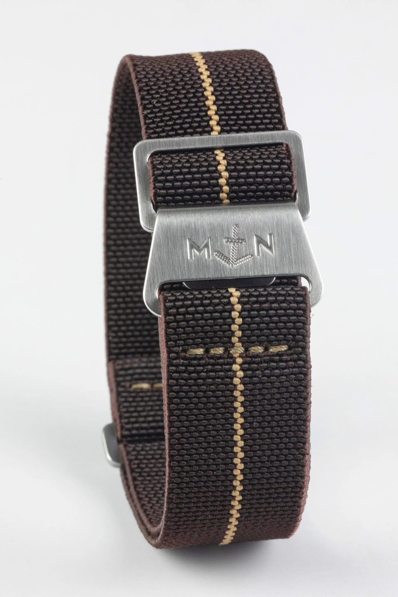 Erika's Originals HAVANA MN™ Strap with MOKKA Centerline - BRUSHED Hardware - Image 5