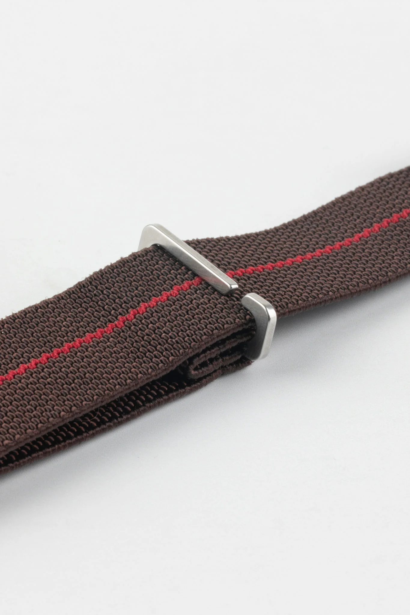 Erika's Originals HAVANA MN™ Strap with RED Centerline - BRUSHED Hardware - Image 8