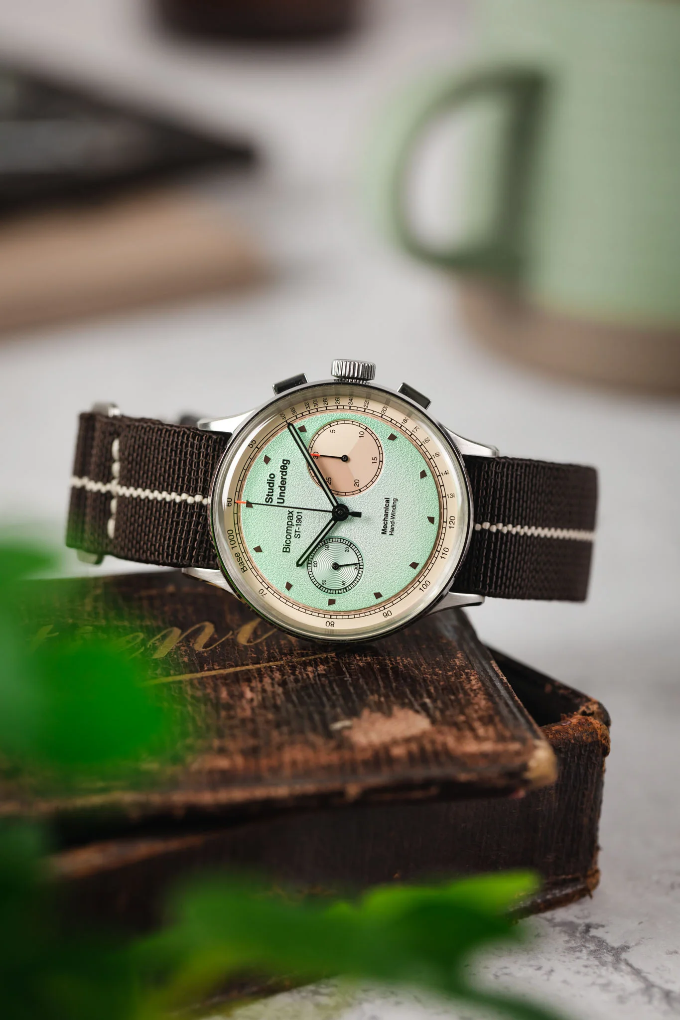 Erika's Originals HAVANA MN™ Strap with SAND Centerline - BRUSHED Hardware - Image 4