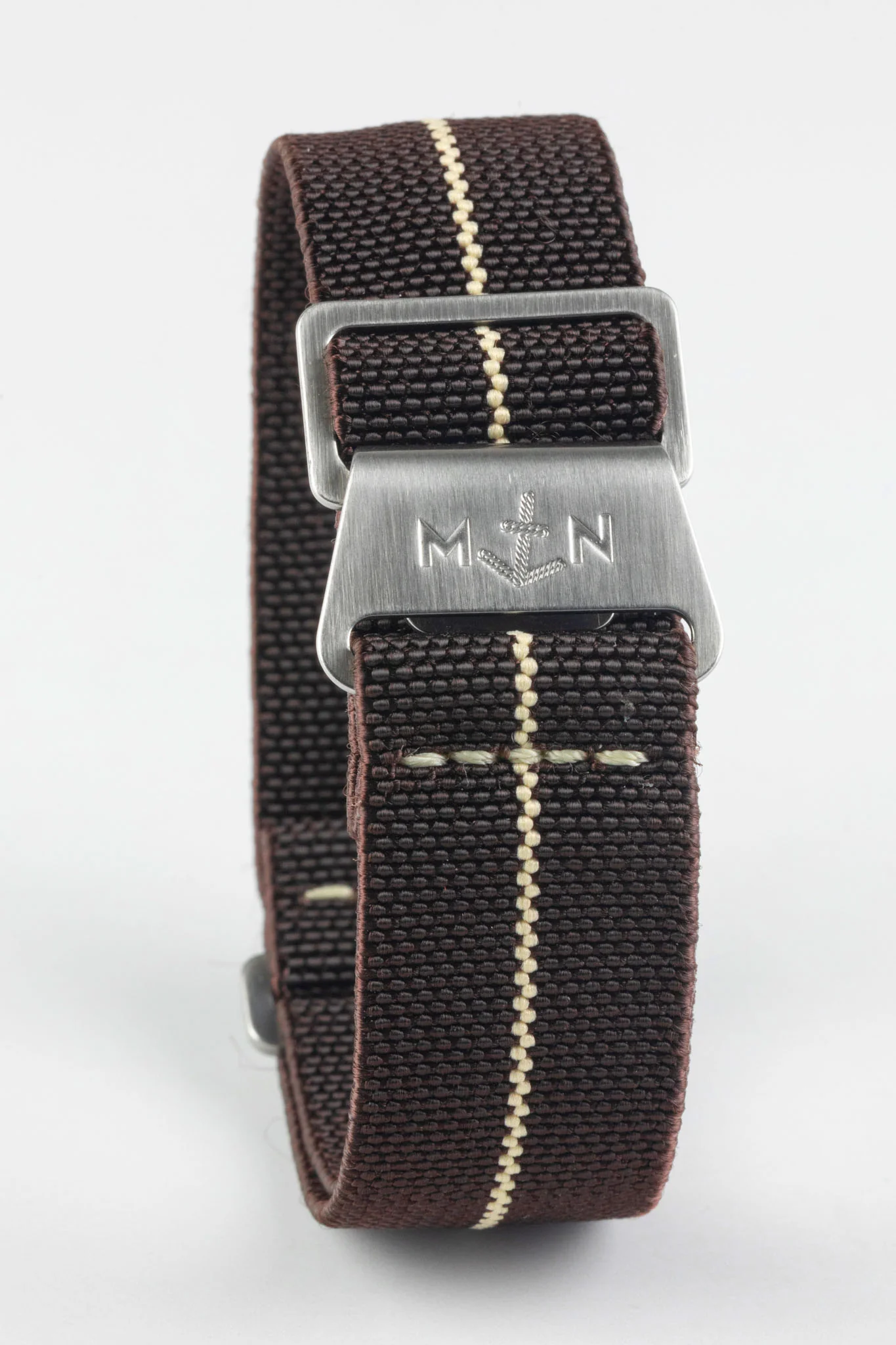 Erika's Originals HAVANA MN™ Strap with SAND Centerline - BRUSHED Hardware - Image 5