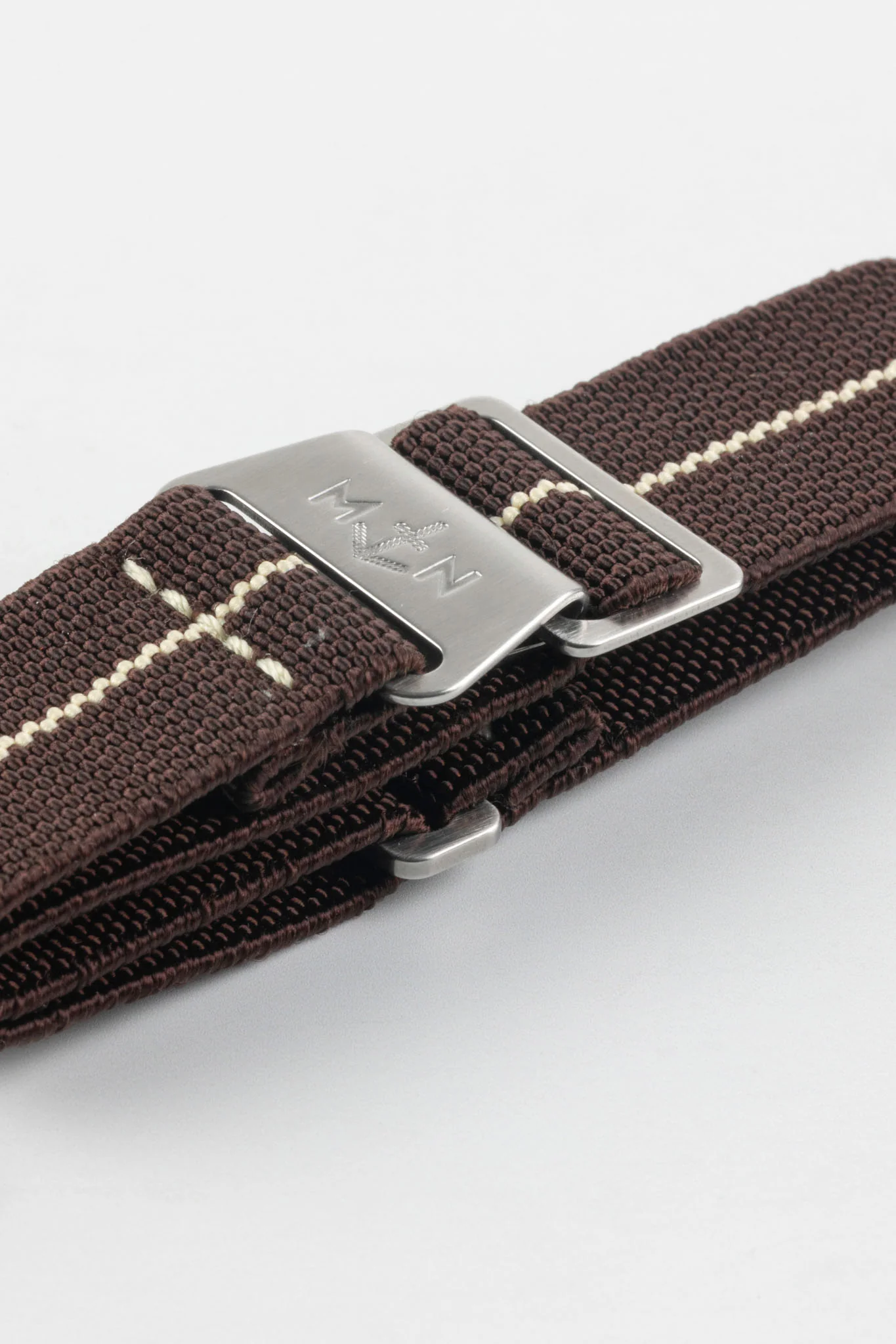 Erika's Originals HAVANA MN™ Strap with SAND Centerline - BRUSHED Hardware - Image 6